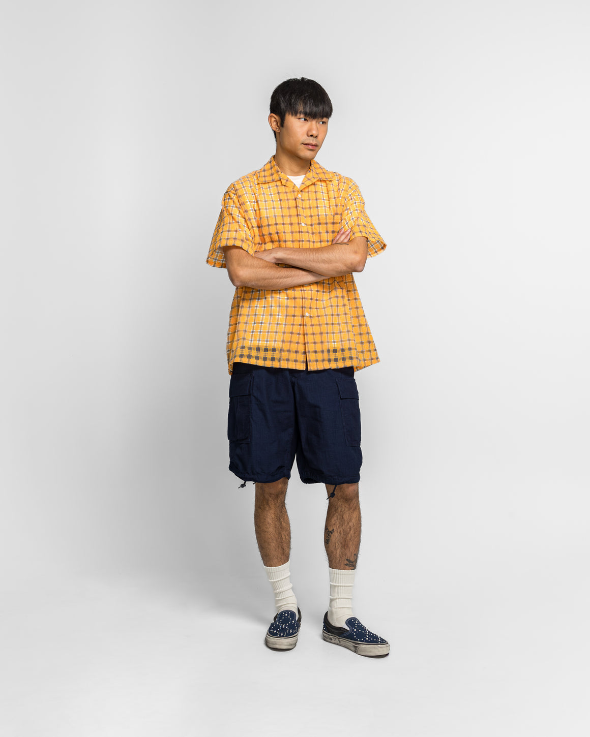 Beams Plus - MIL 6 Pocket 80/3 Rip Stop - Indigo - UP THERE