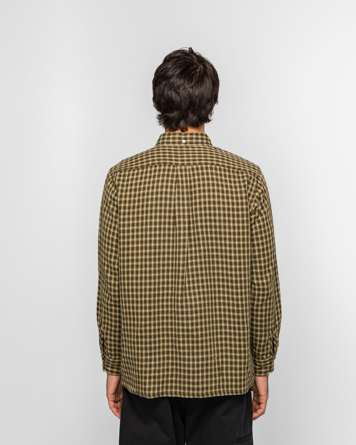 Beams Plus - Open B.D. Panama Plaid Double Face - Brown - UP THERE