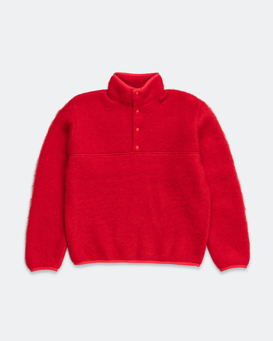 Beams Plus - Stand Collar Shaggy - Red - UP THERE