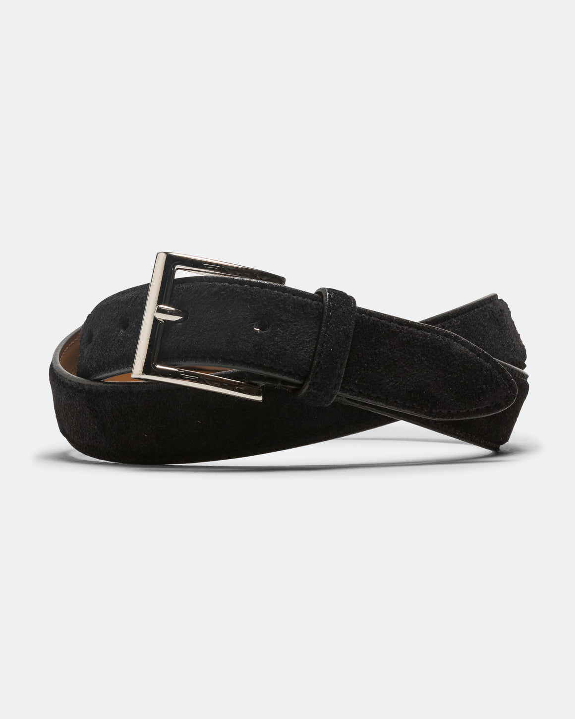 Beams Plus - Suede Belt - Black - UP THERE
