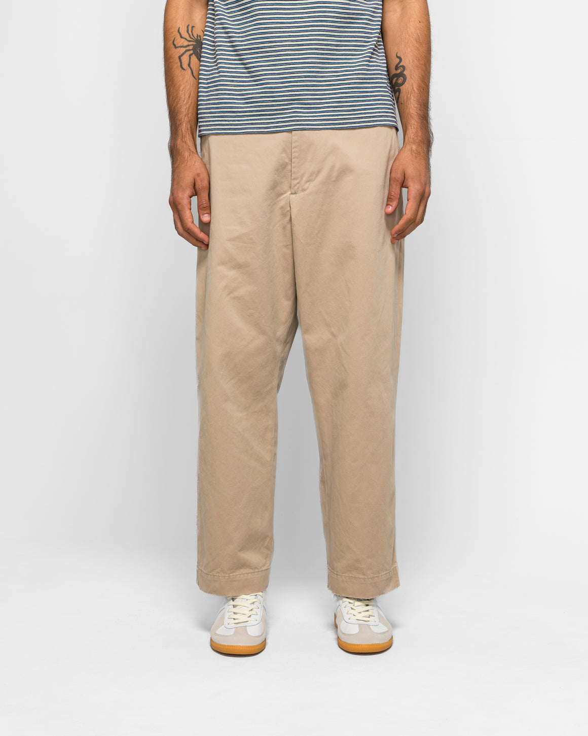 Beams Plus - WORK Trousers 60/2 Twill - Beige - UP THERE