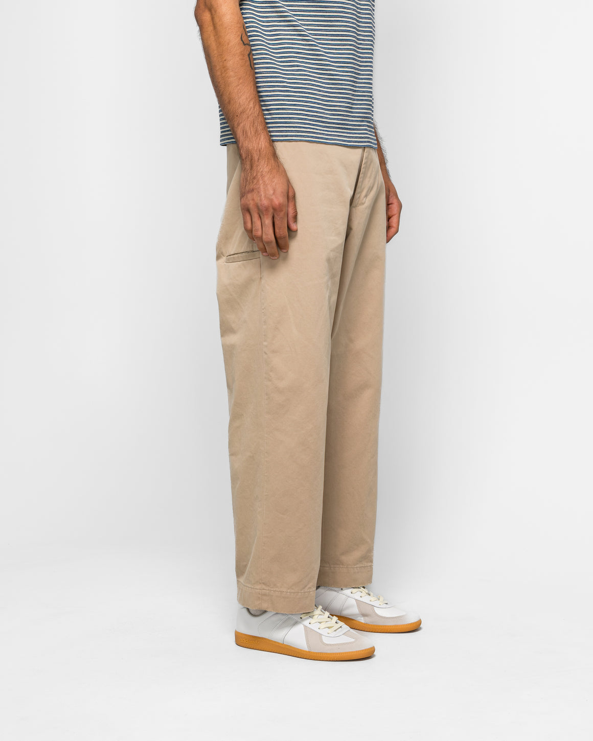 Beams Plus - WORK Trousers 60/2 Twill - Beige - UP THERE