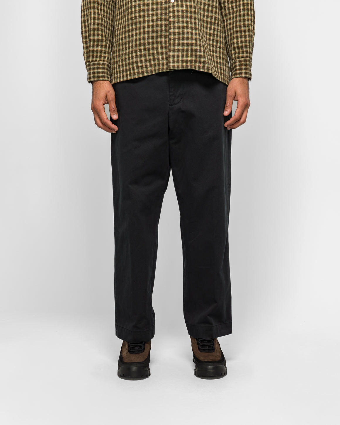 Beams Plus - WORK Trousers 60/2 Twill - Black - UP THERE