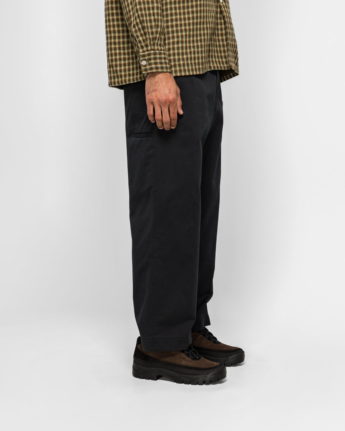 Beams Plus - WORK Trousers 60/2 Twill - Black - UP THERE