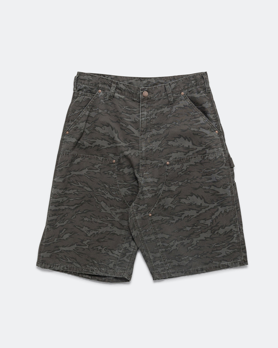 Beams - Print Double Knee Shorts - Camo - UP THERE