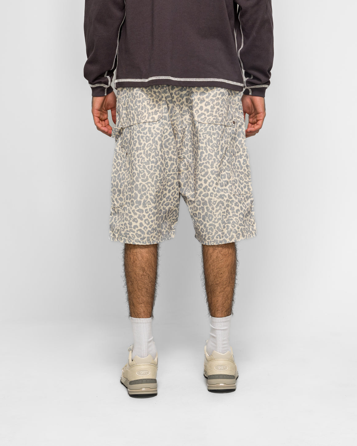 Beams - Print Double Knee Shorts - Leopard - UP THERE