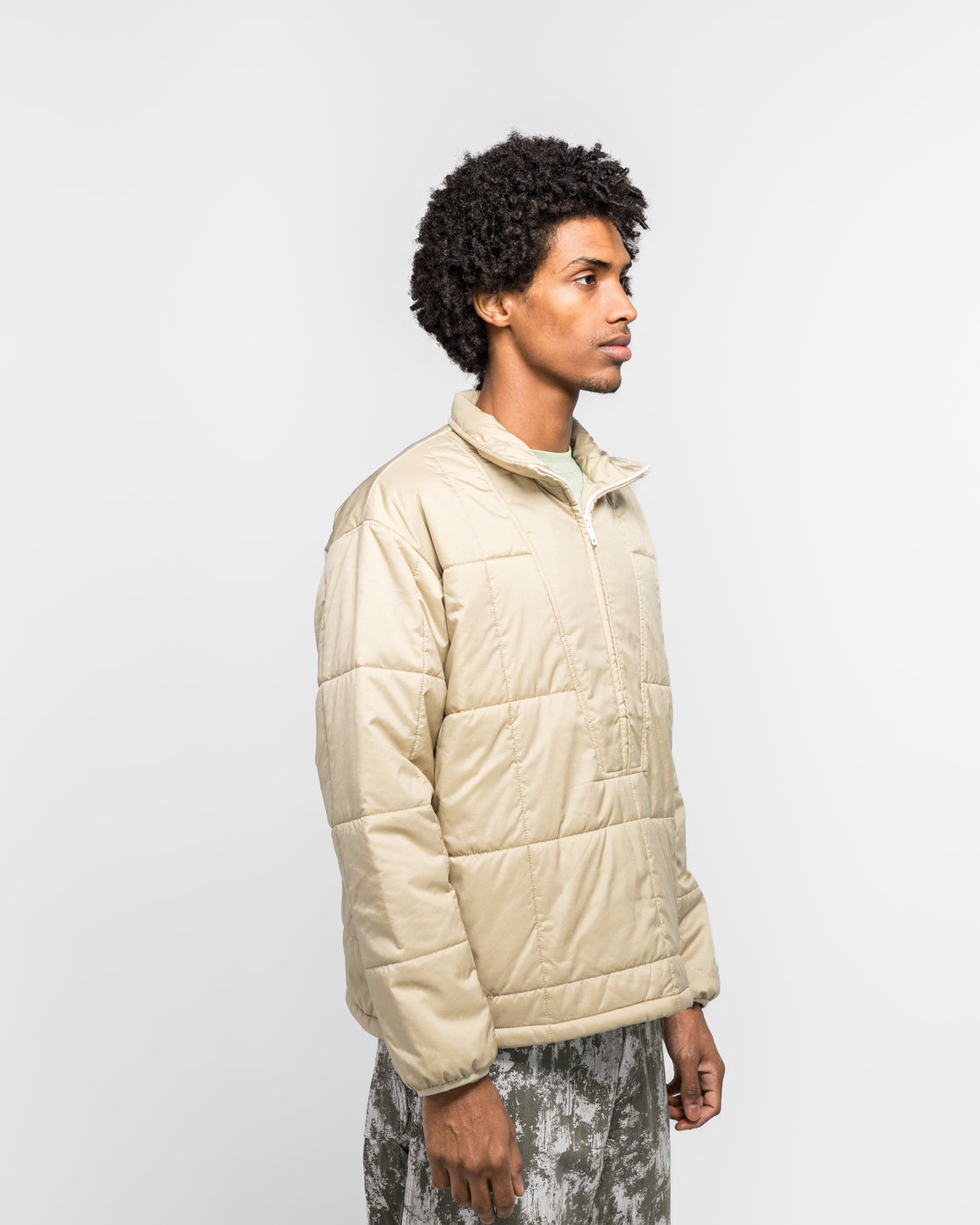 Beams Plus - Puffy Jacket - Beige - UP THERE