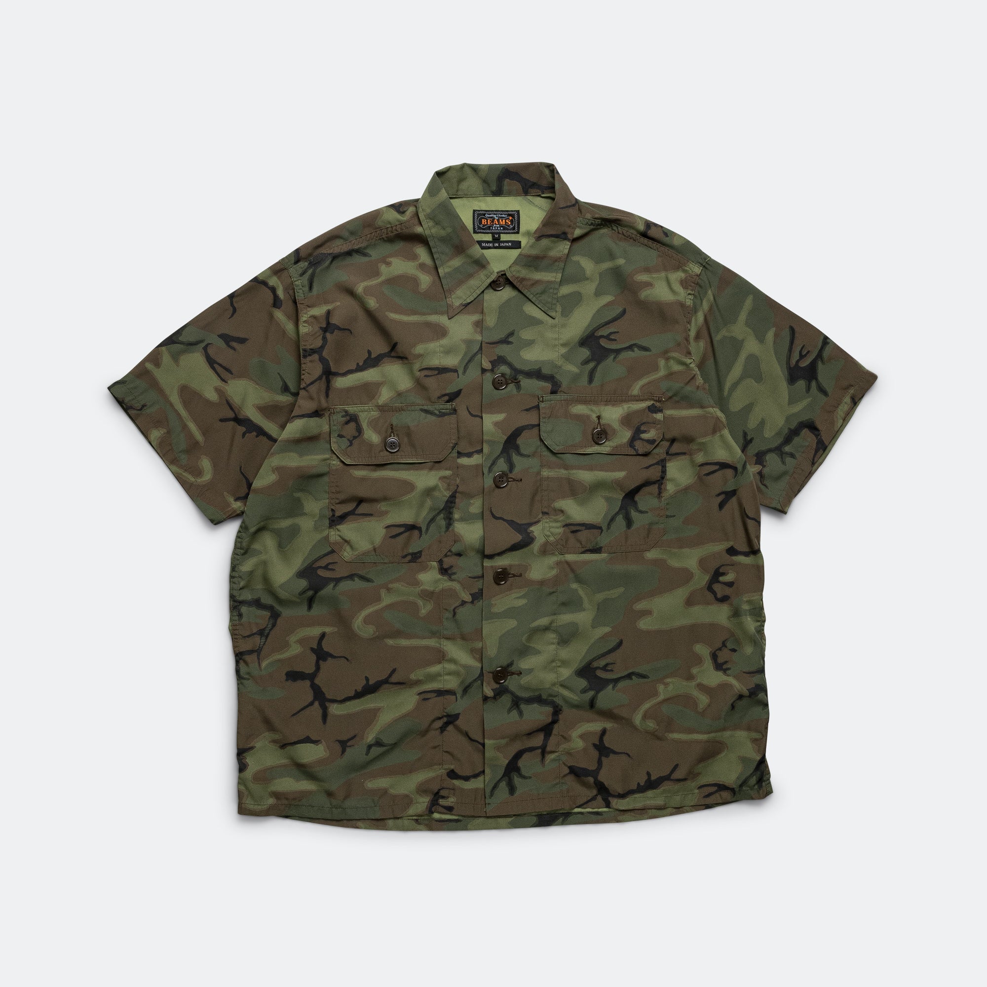 MIL-SHT Mesh Jacquard Mapping Print - ERDL Camo | UP THERE