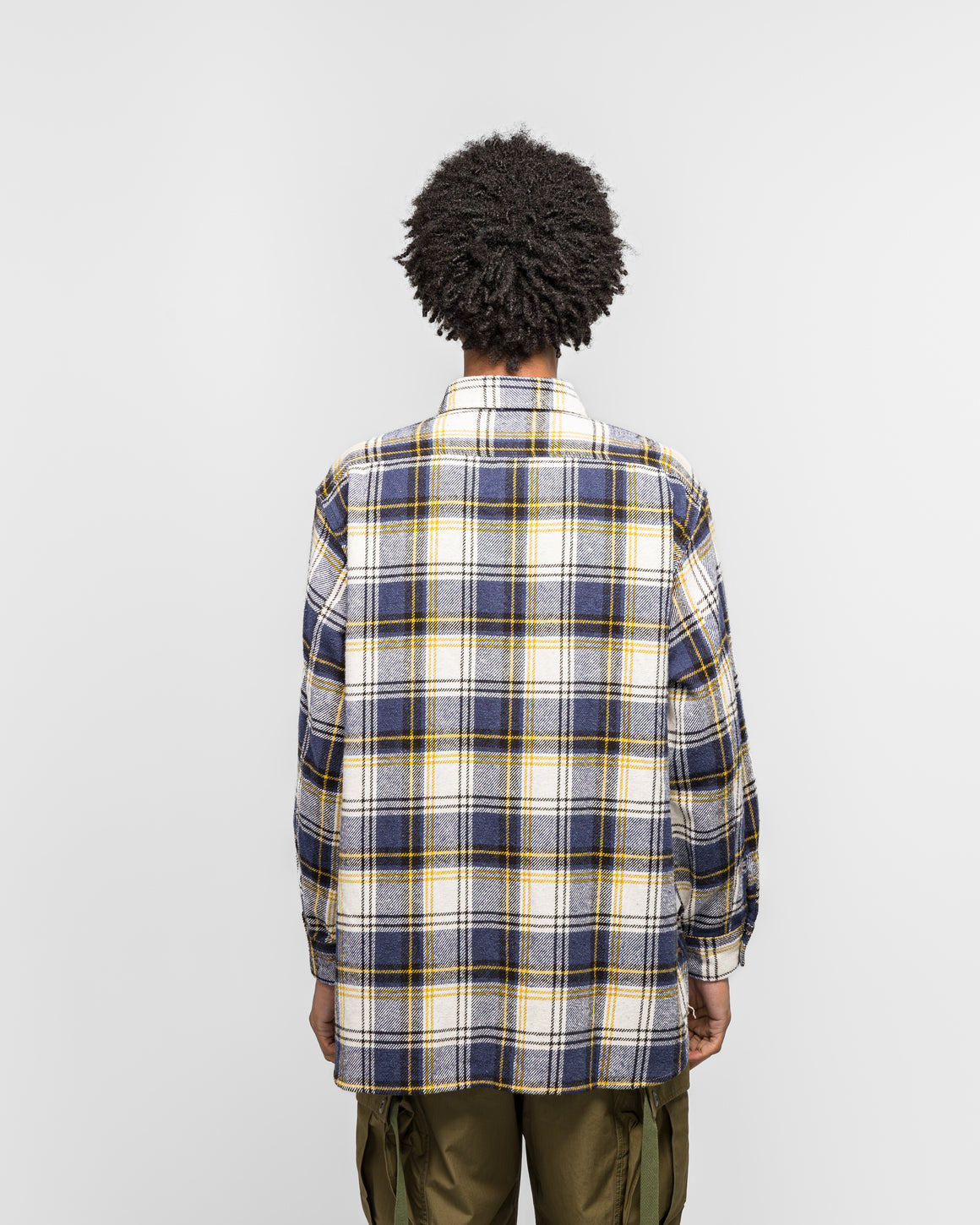 Beams Plus - WORK Nep Plaid - Purple - UP THERE
