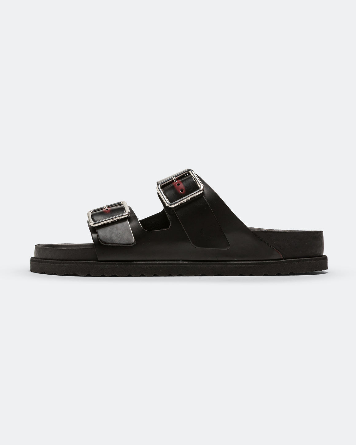 Birkenstock 1774 - Arizona Brushed Highshine Leather EXQ - Black - UP THERE