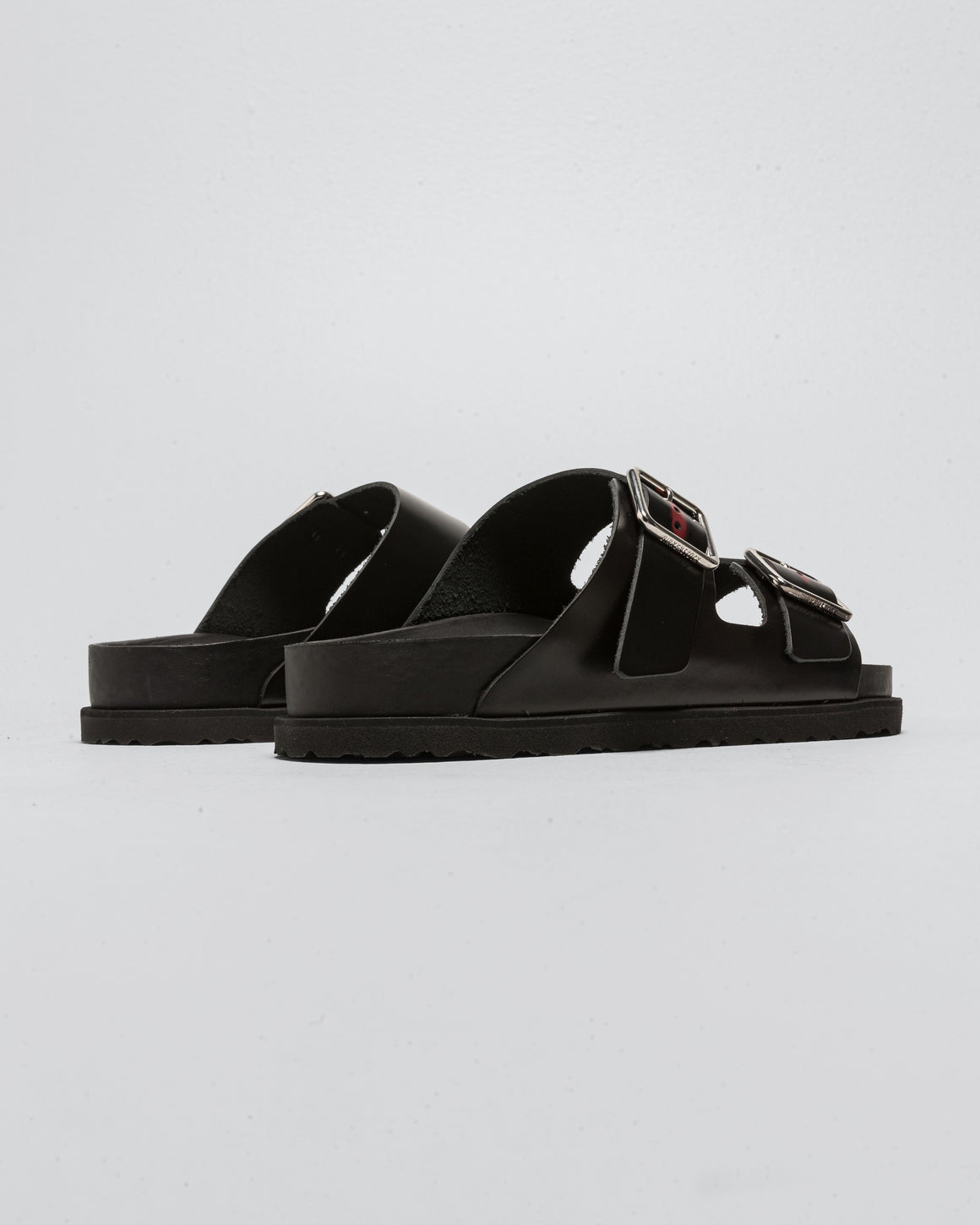 Birkenstock 1774 - Arizona Brushed Highshine Leather EXQ - Black - UP THERE