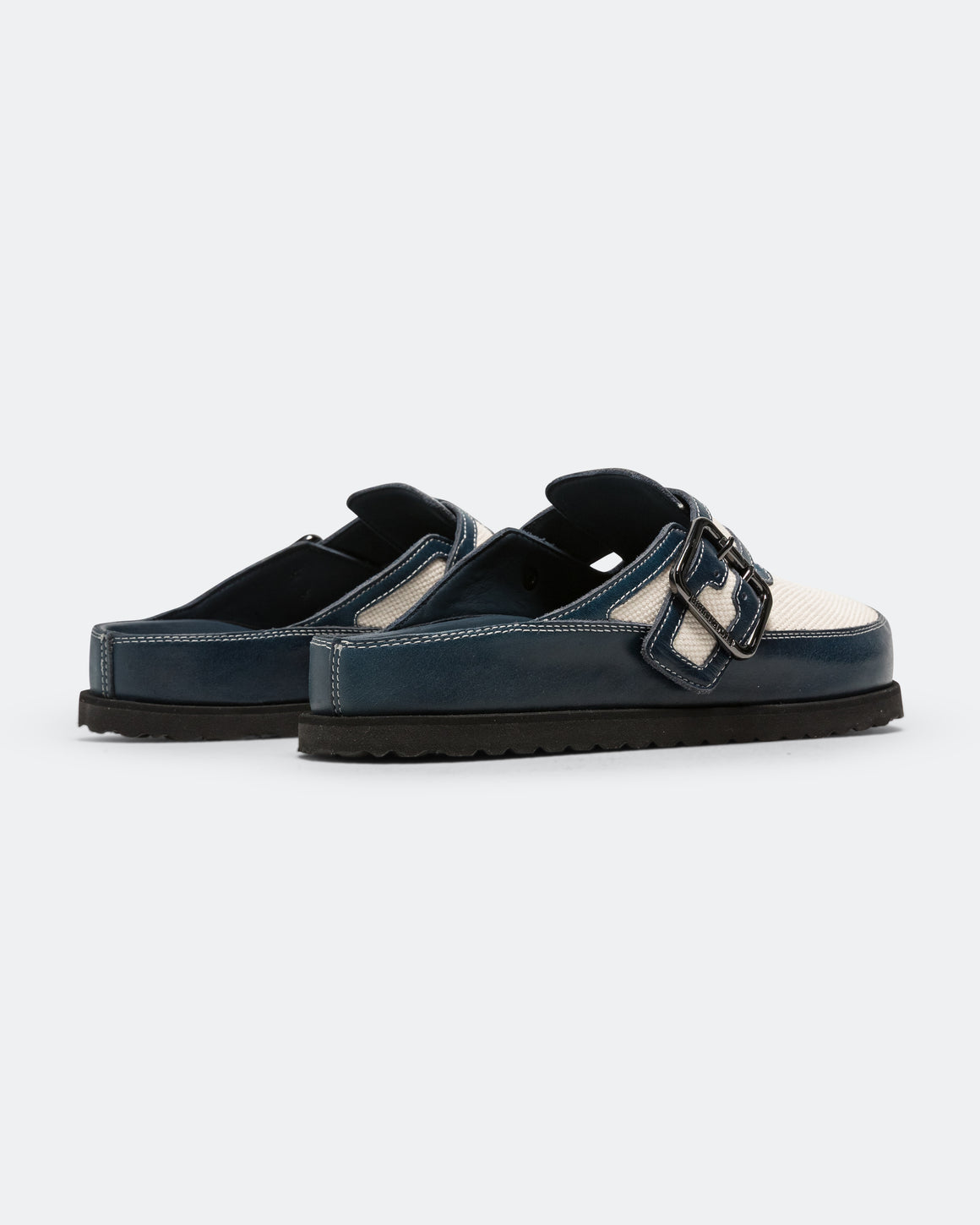 Birkenstock 1774 - Boston Bold Canvas - Midnight Navy - UP THERE