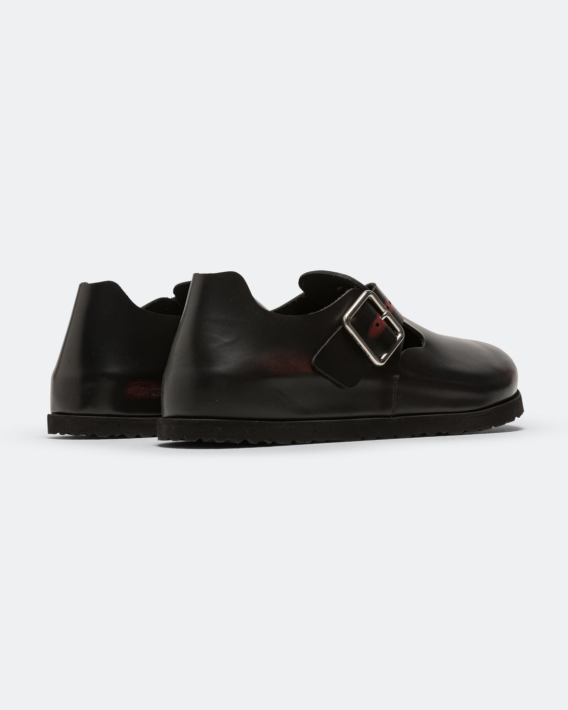 Birkenstock 1774 - London Brushed Highshine Leather EXQ - Black - UP THERE