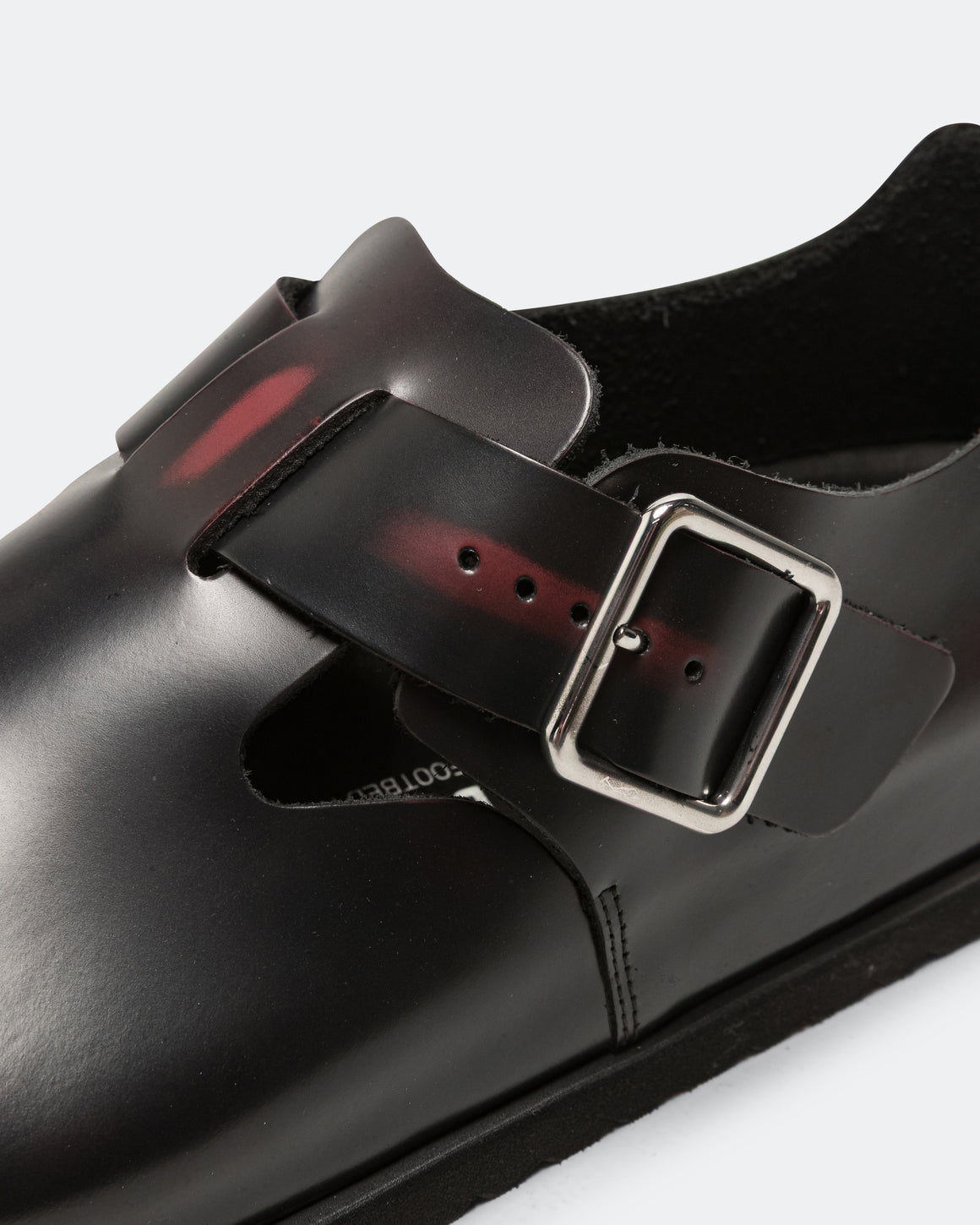 Birkenstock 1774 - London Brushed Highshine Leather EXQ - Black - UP THERE