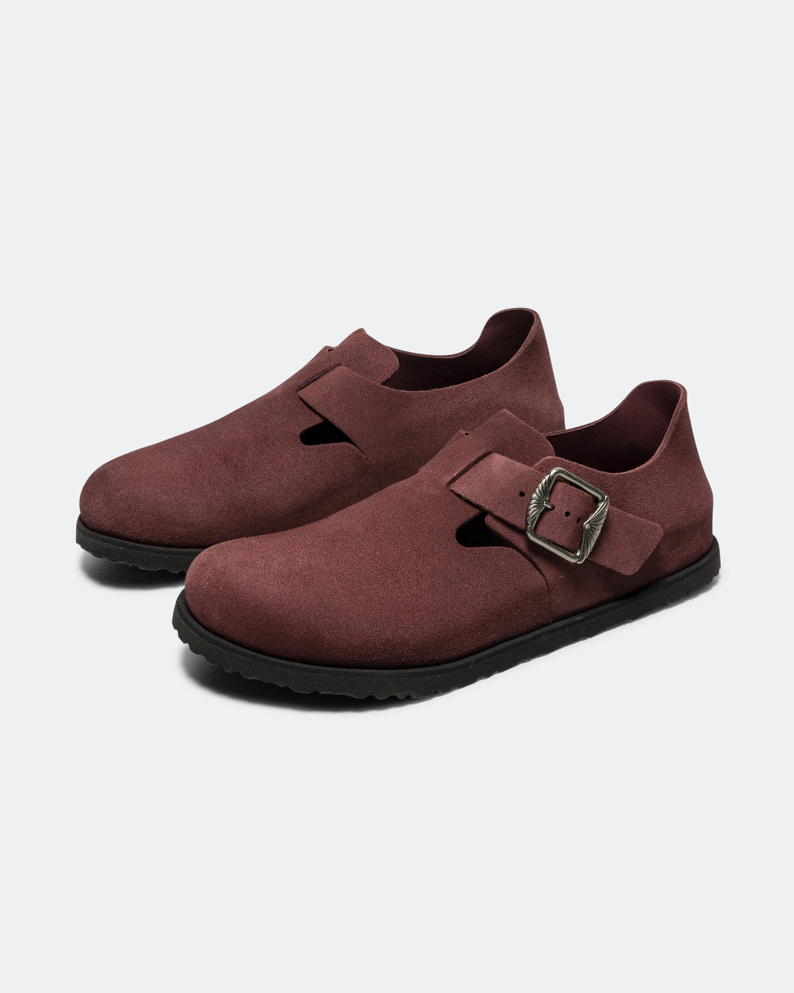 Birkenstock 1774 - London Suede - Deep Burgundy - UP THERE