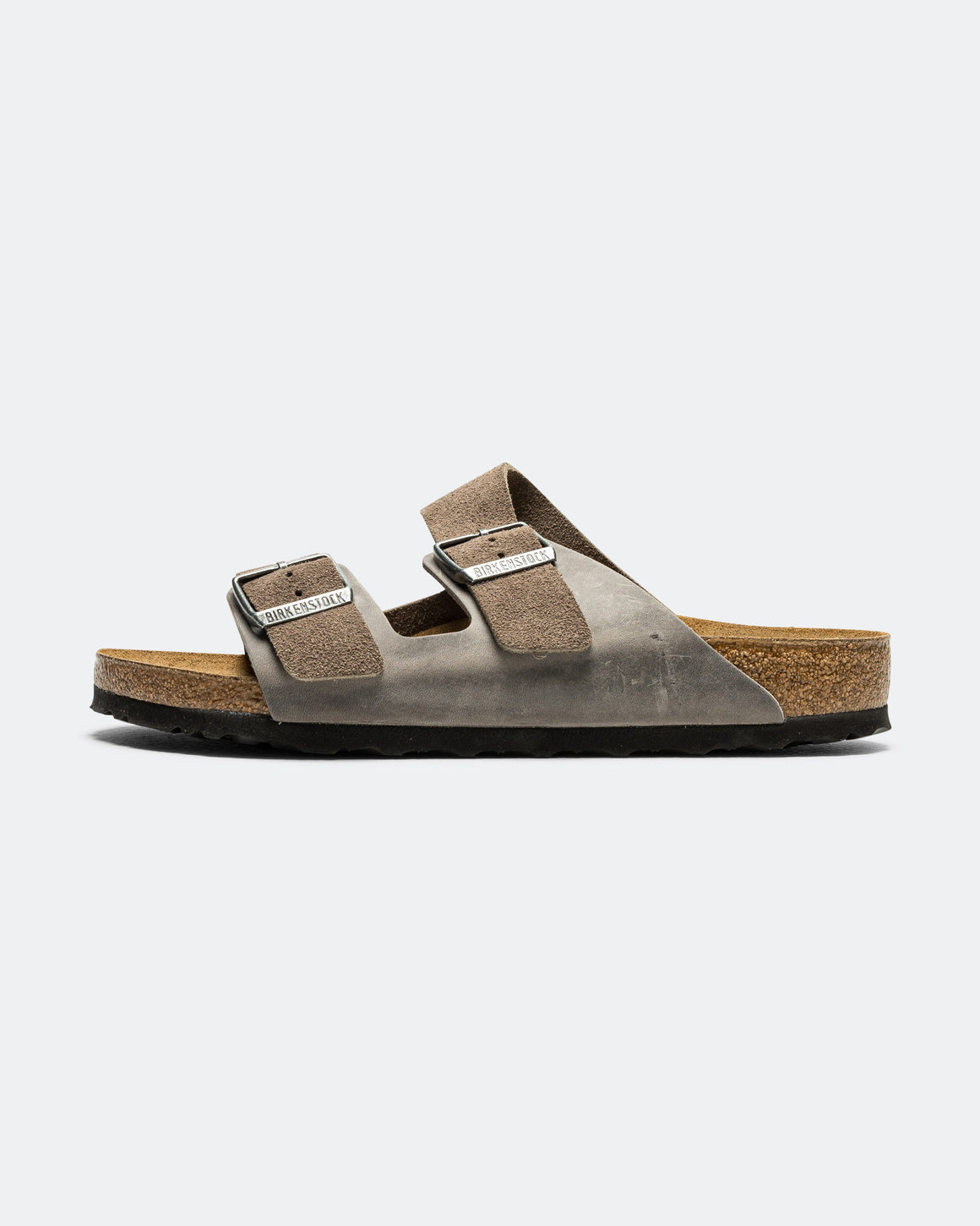 Birkenstock - Arizona - Concrete Grey Oiled/Suede Leather - UP THERE