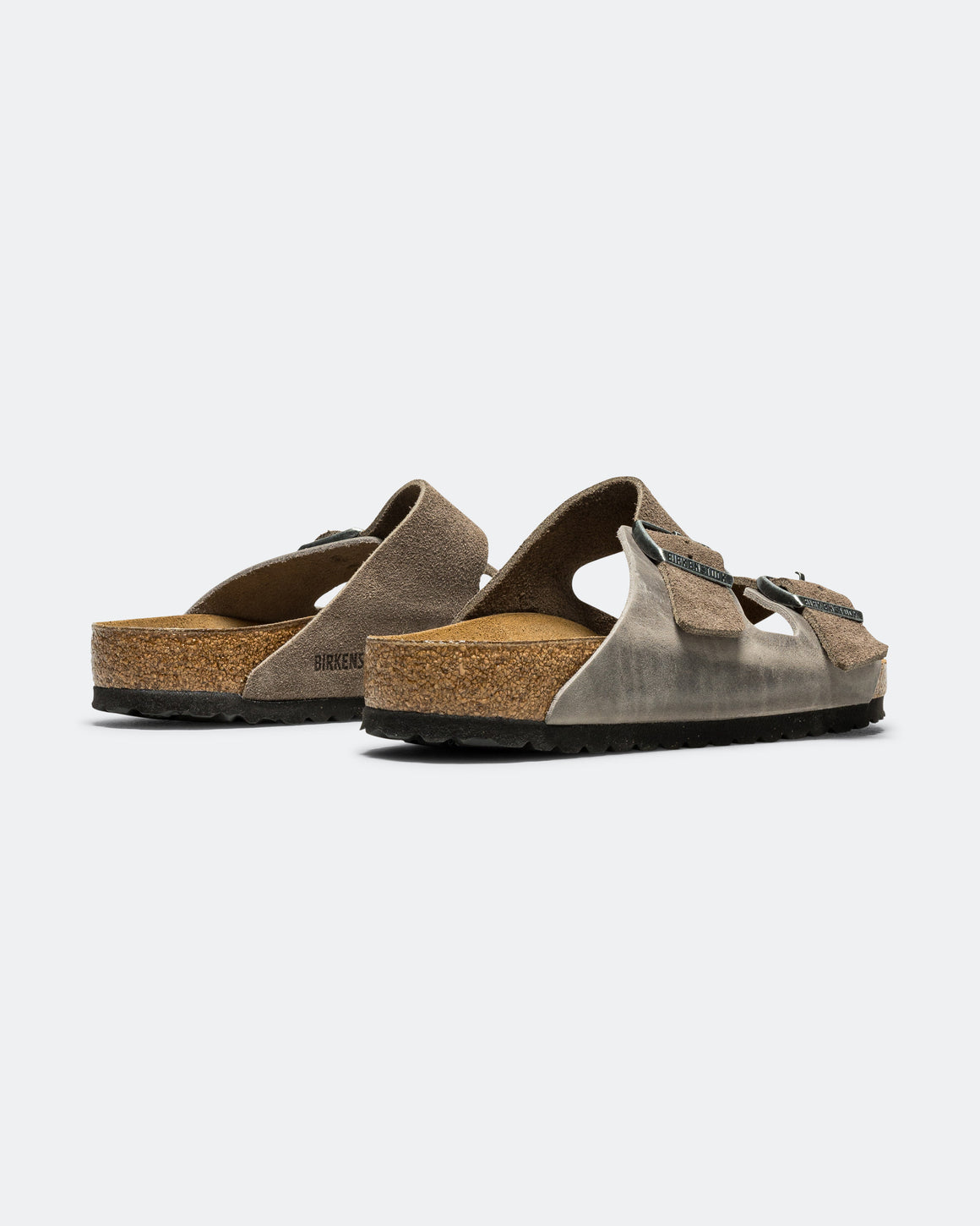 Birkenstock - Arizona - Concrete Grey Oiled/Suede Leather - UP THERE