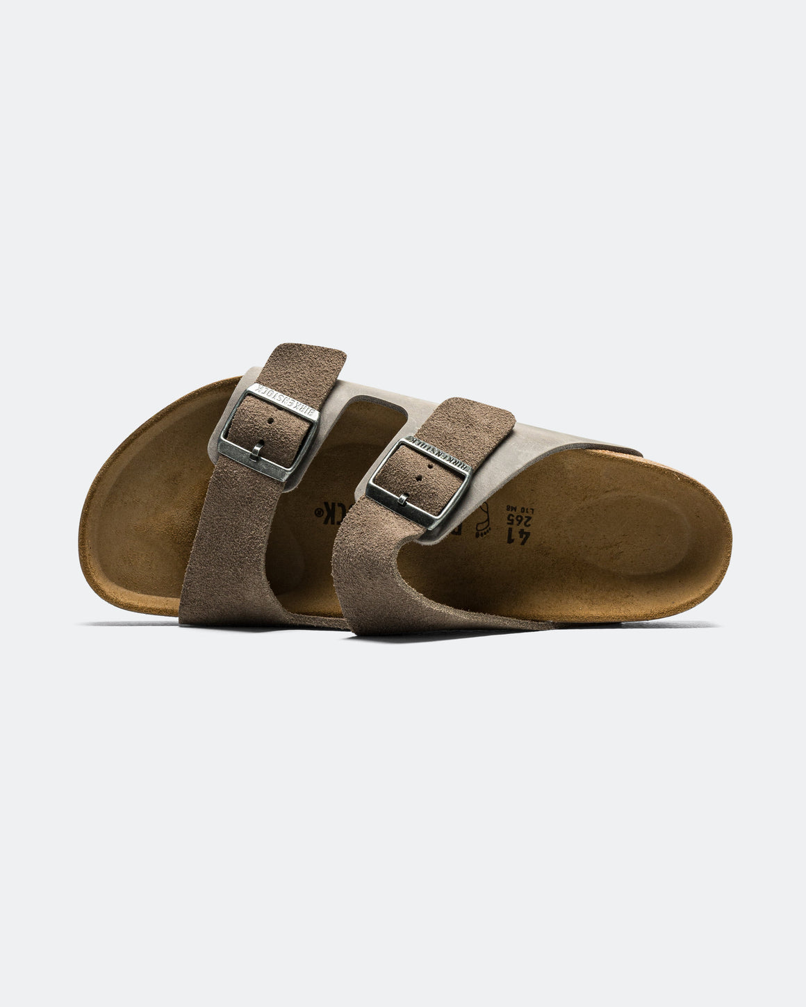 Birkenstock - Arizona - Concrete Grey Oiled/Suede Leather - UP THERE