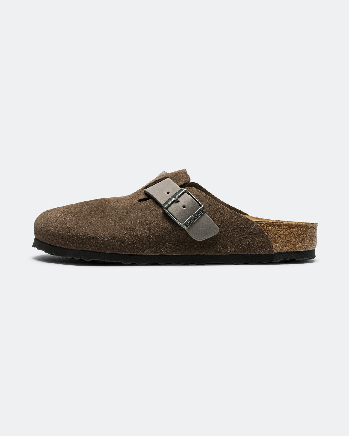 Birkenstock - Boston - Concrete Grey Oiled/Suede Leather - UP THERE