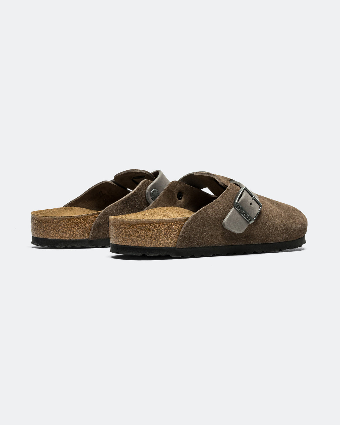 Birkenstock - Boston - Concrete Grey Oiled/Suede Leather - UP THERE