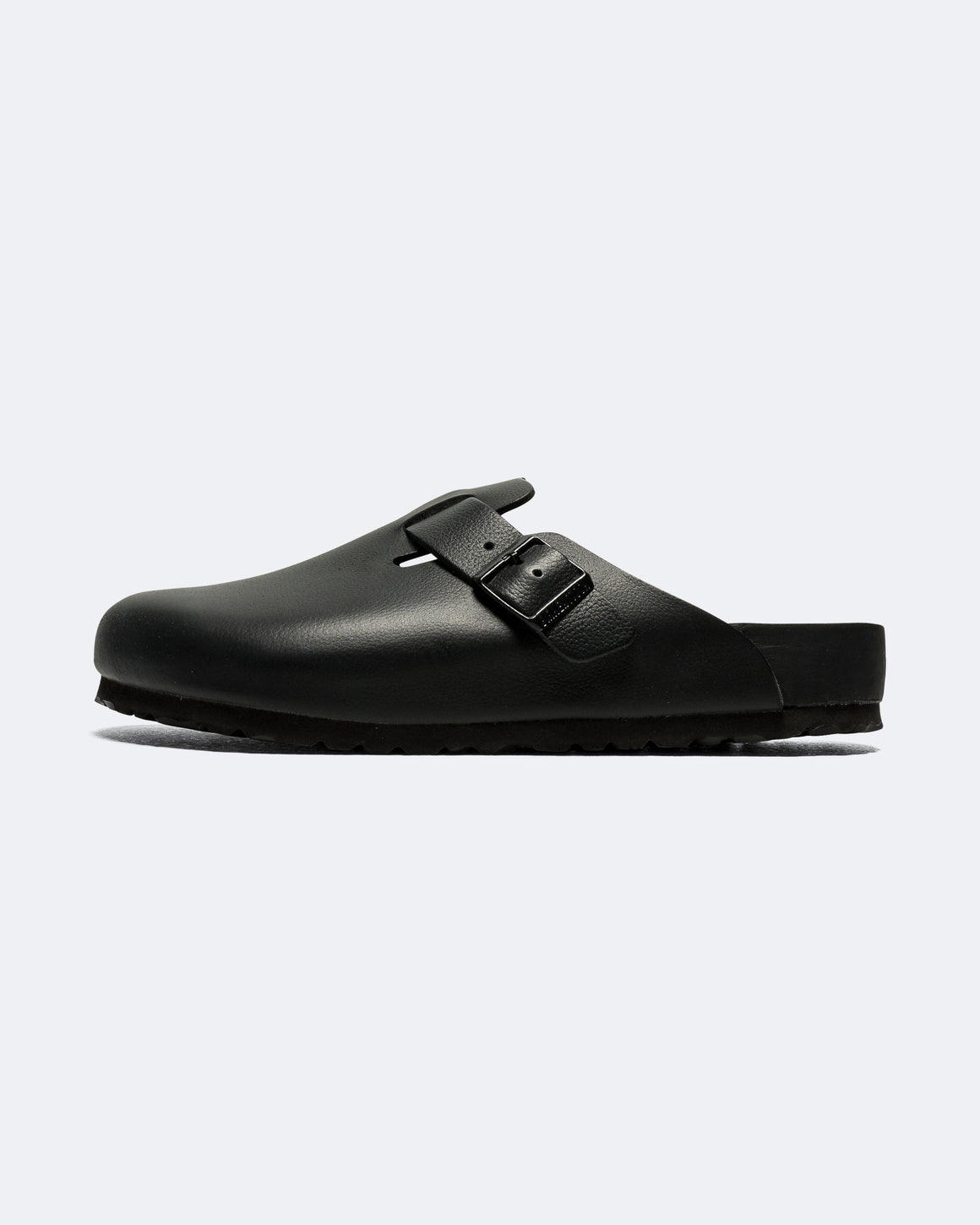 Birkenstock - Boston Exquisite - Black Natural Leather - UP THERE