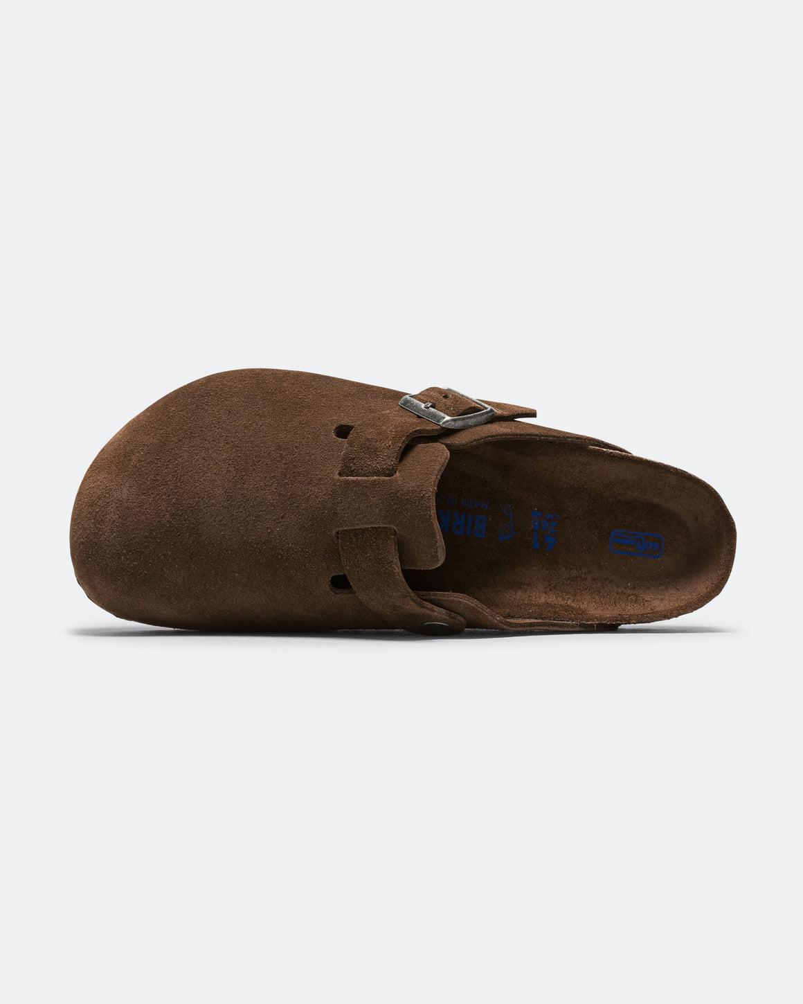 Birkenstock - Boston SFB - Carafe Tonal Footbed Suede Leather - UP THERE