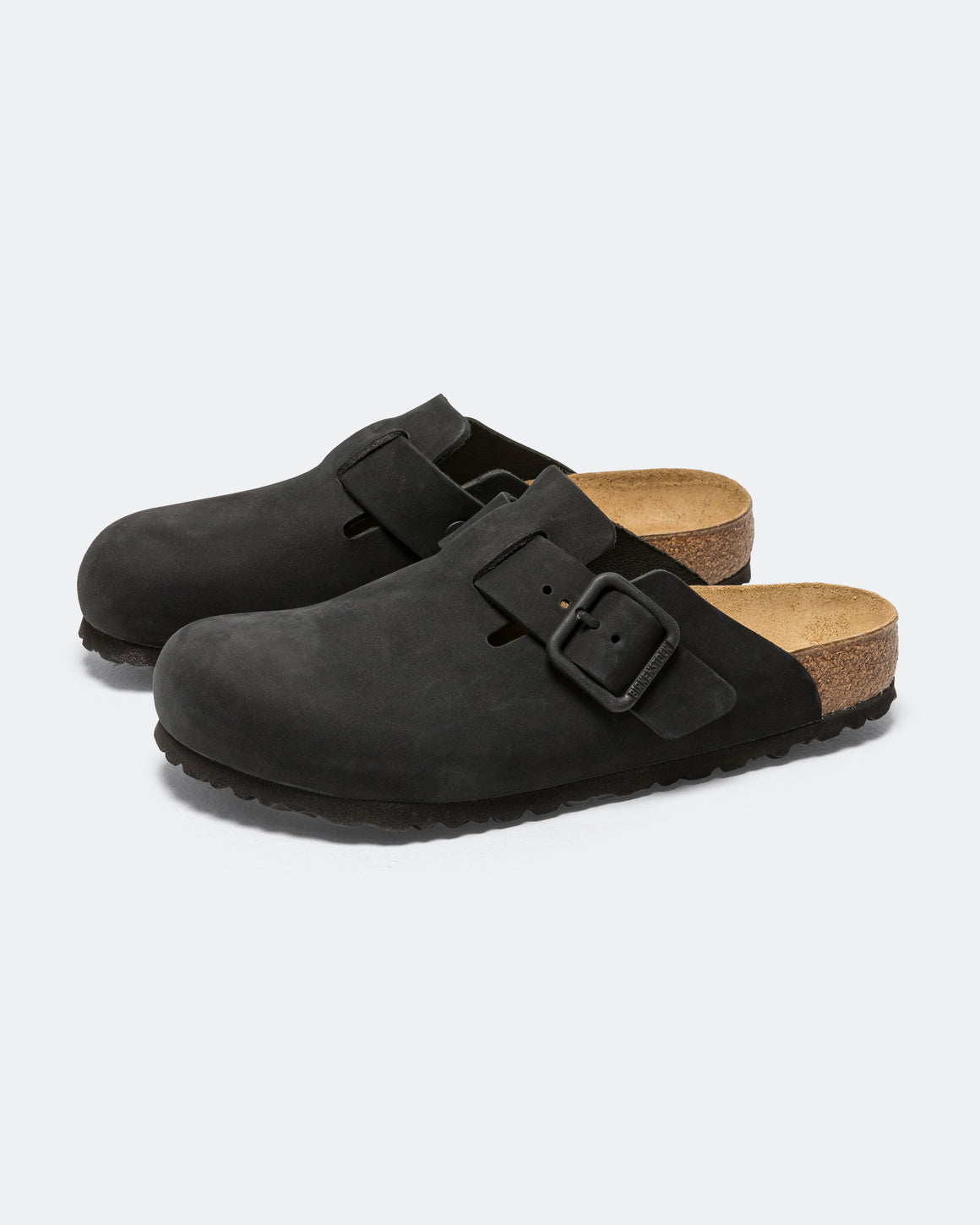 Birkenstock - Boston Wire Buckle - Black Nubuck - UP THERE