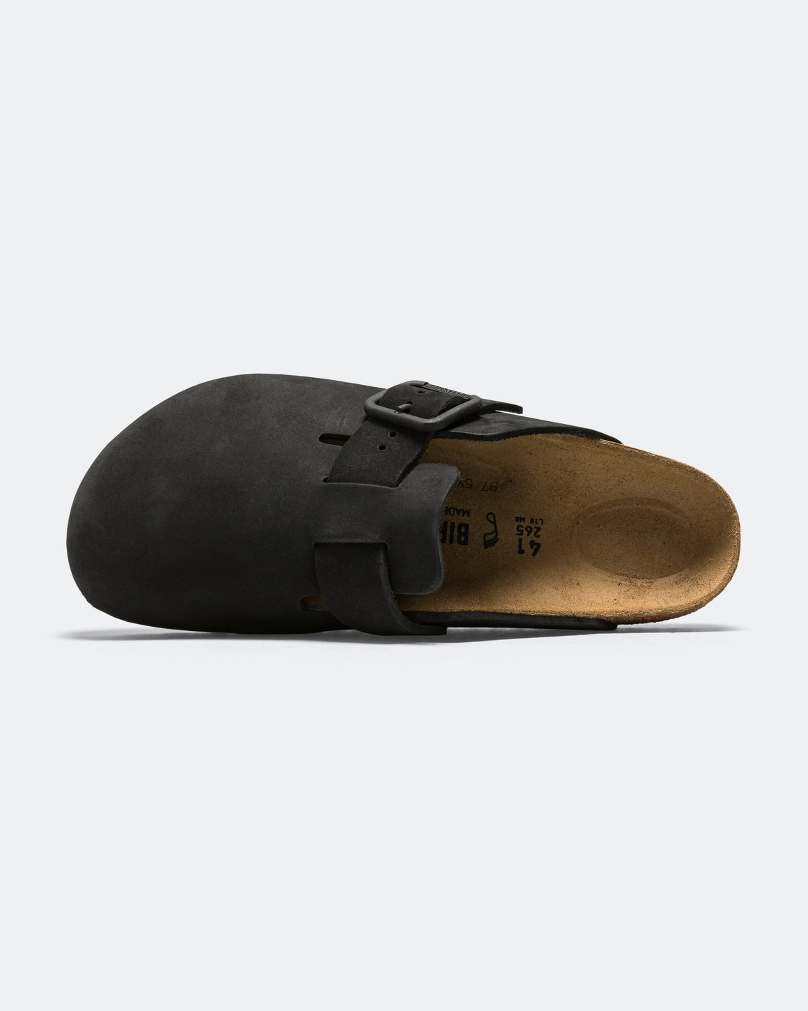 Birkenstock - Boston Wire Buckle - Black Nubuck - UP THERE