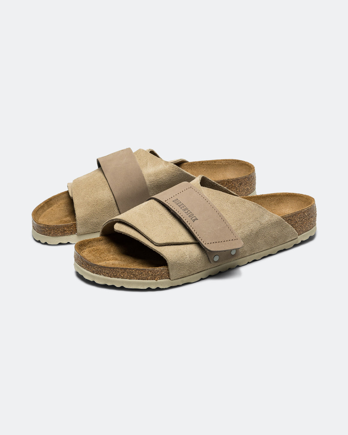 Birkenstock - Kyoto - Taupe Suede Leather - UP THERE