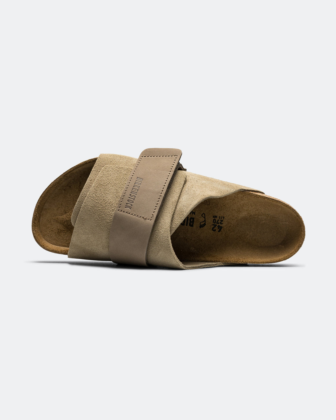 Birkenstock - Kyoto - Taupe Suede Leather - UP THERE