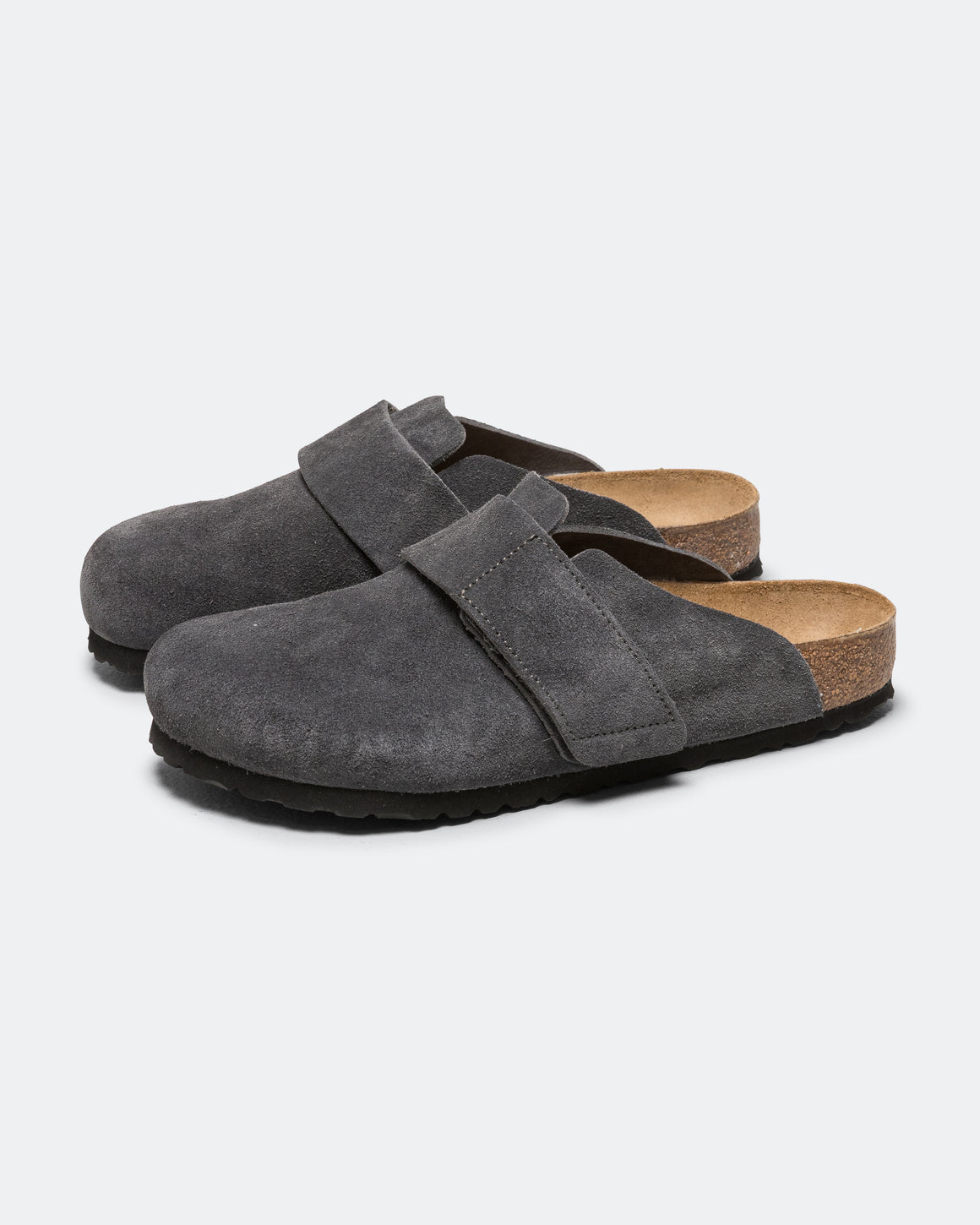 Birkenstock - Loma - Charcoal Suede Leather - UP THERE