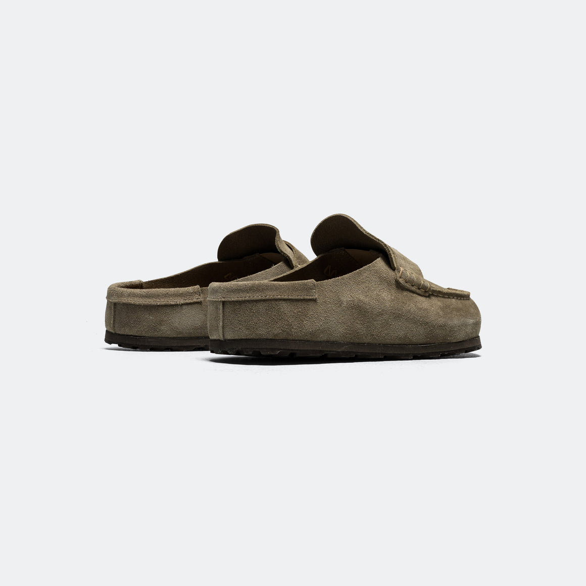 Birkenstock - Naples Wrapped - Taupe Suede Leather - UP THERE