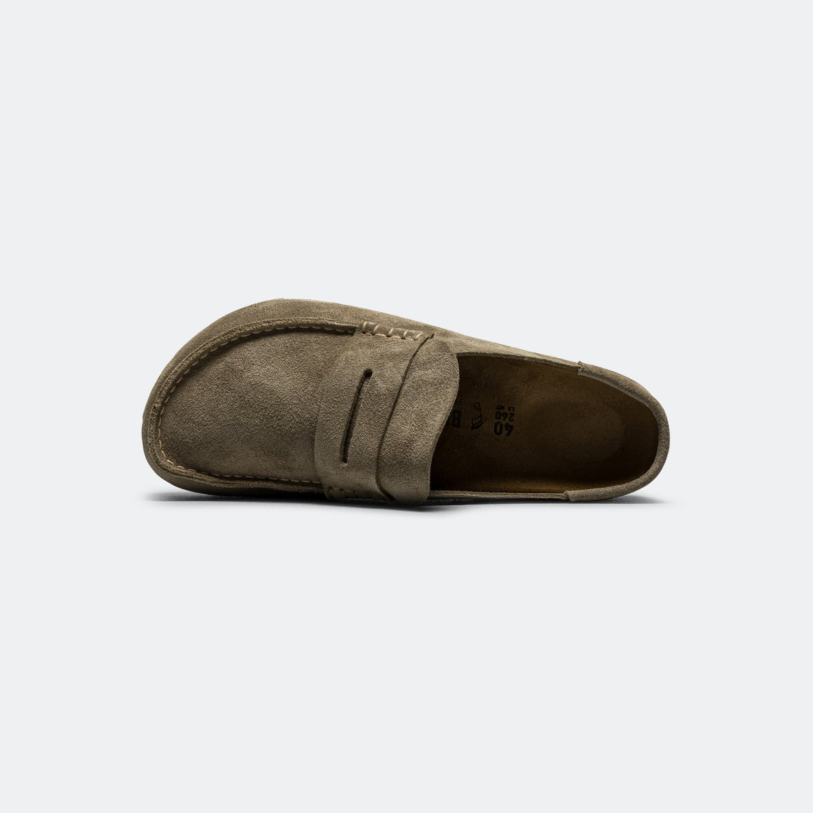 Birkenstock - Naples Wrapped - Taupe Suede Leather - UP THERE