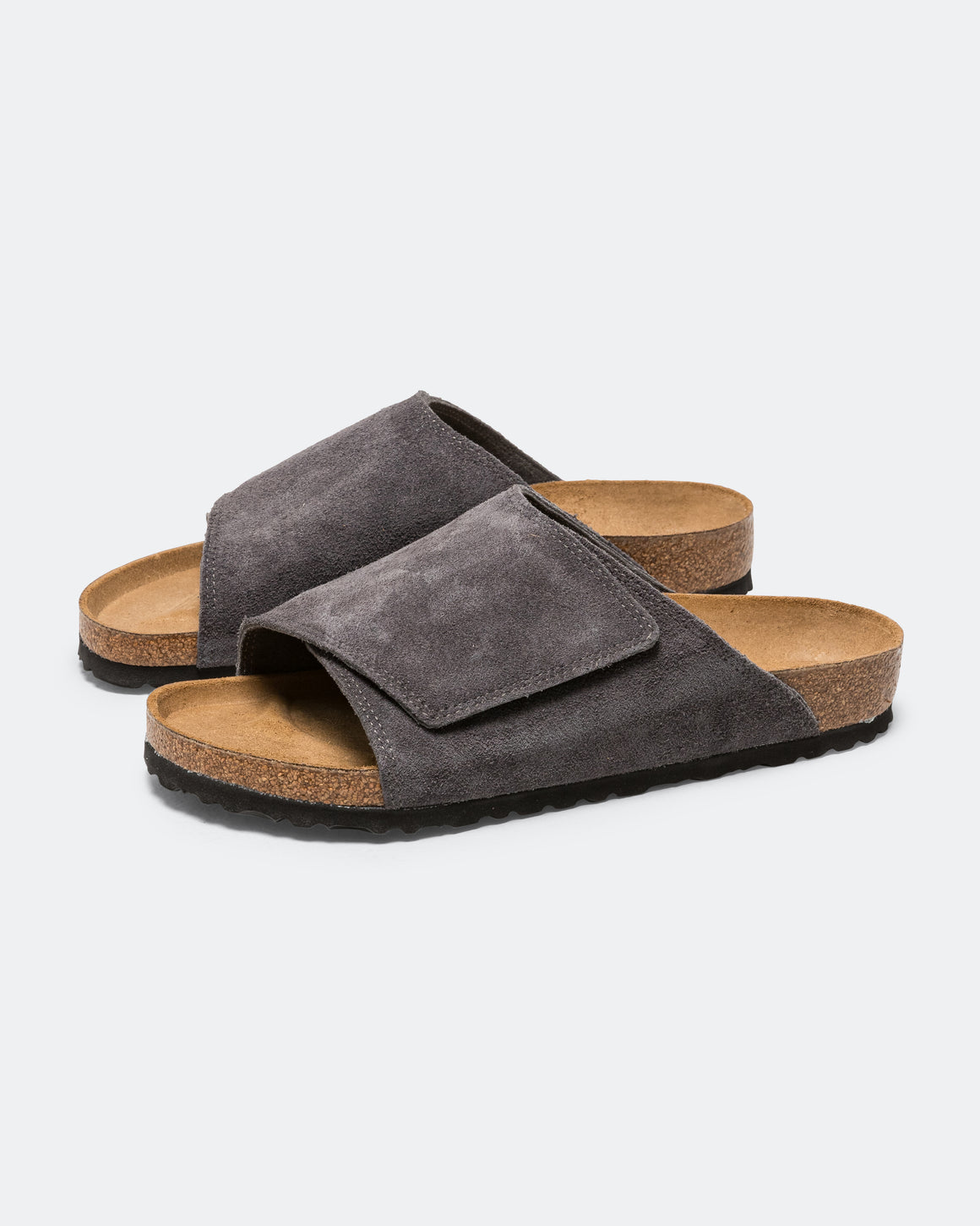 Birkenstock - Solana - Charcoal Suede - UP THERE
