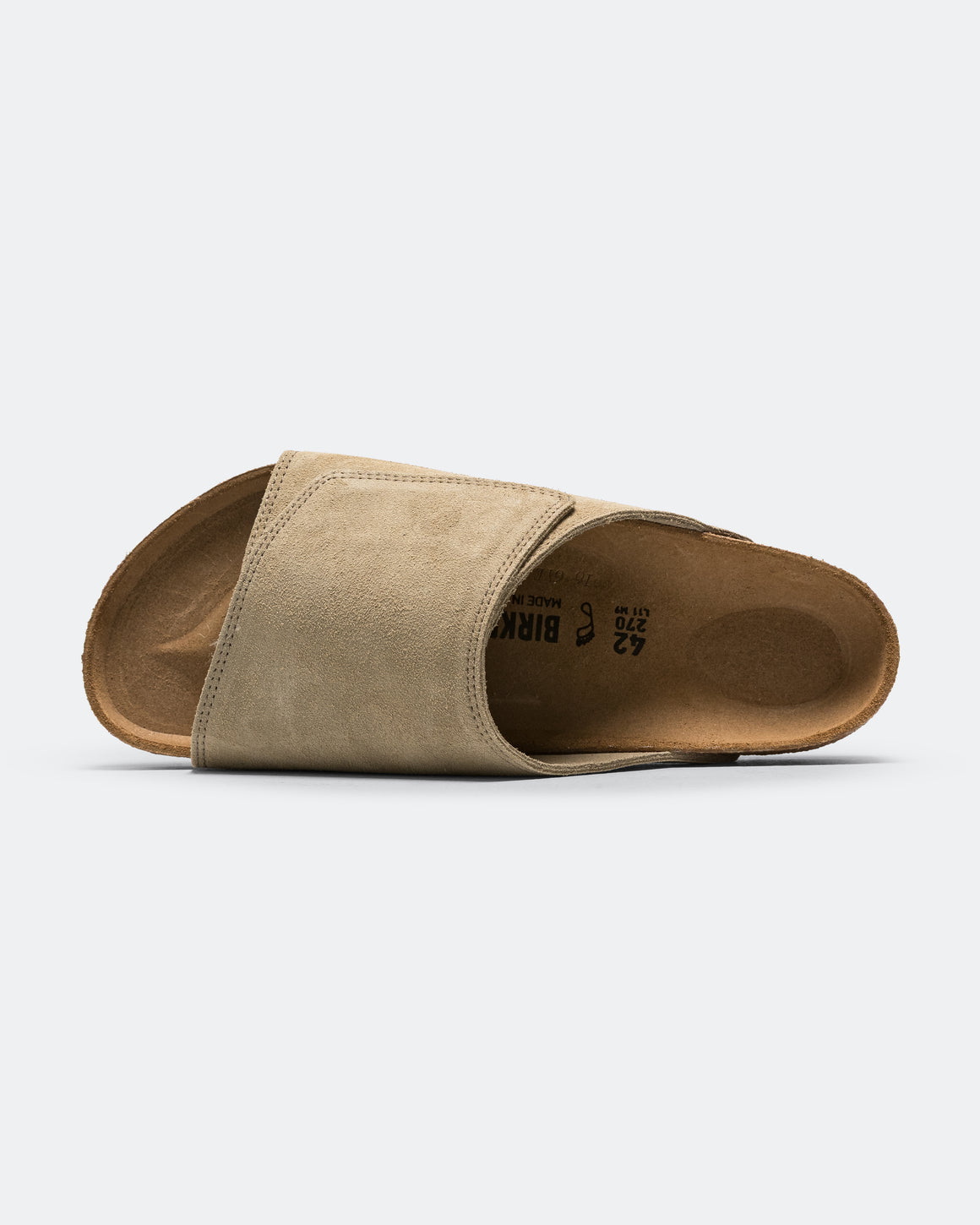 Birkenstock - Solana - Faded Khaki Suede Leather - UP THERE