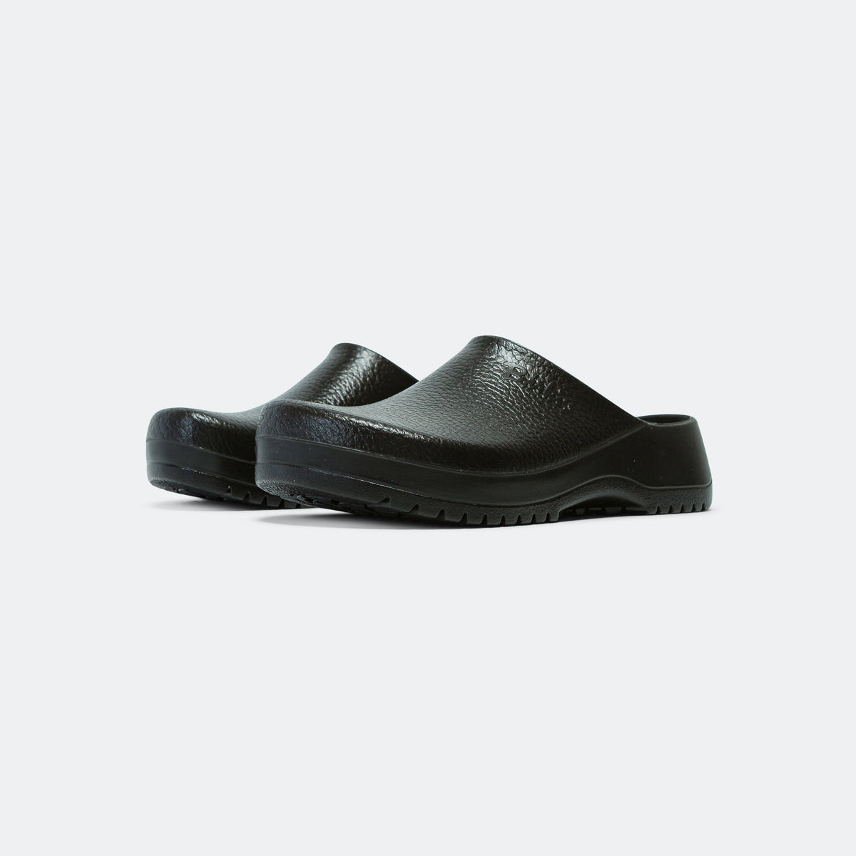 Birkenstock Super Birki - Black Polyurethane | UP THERE