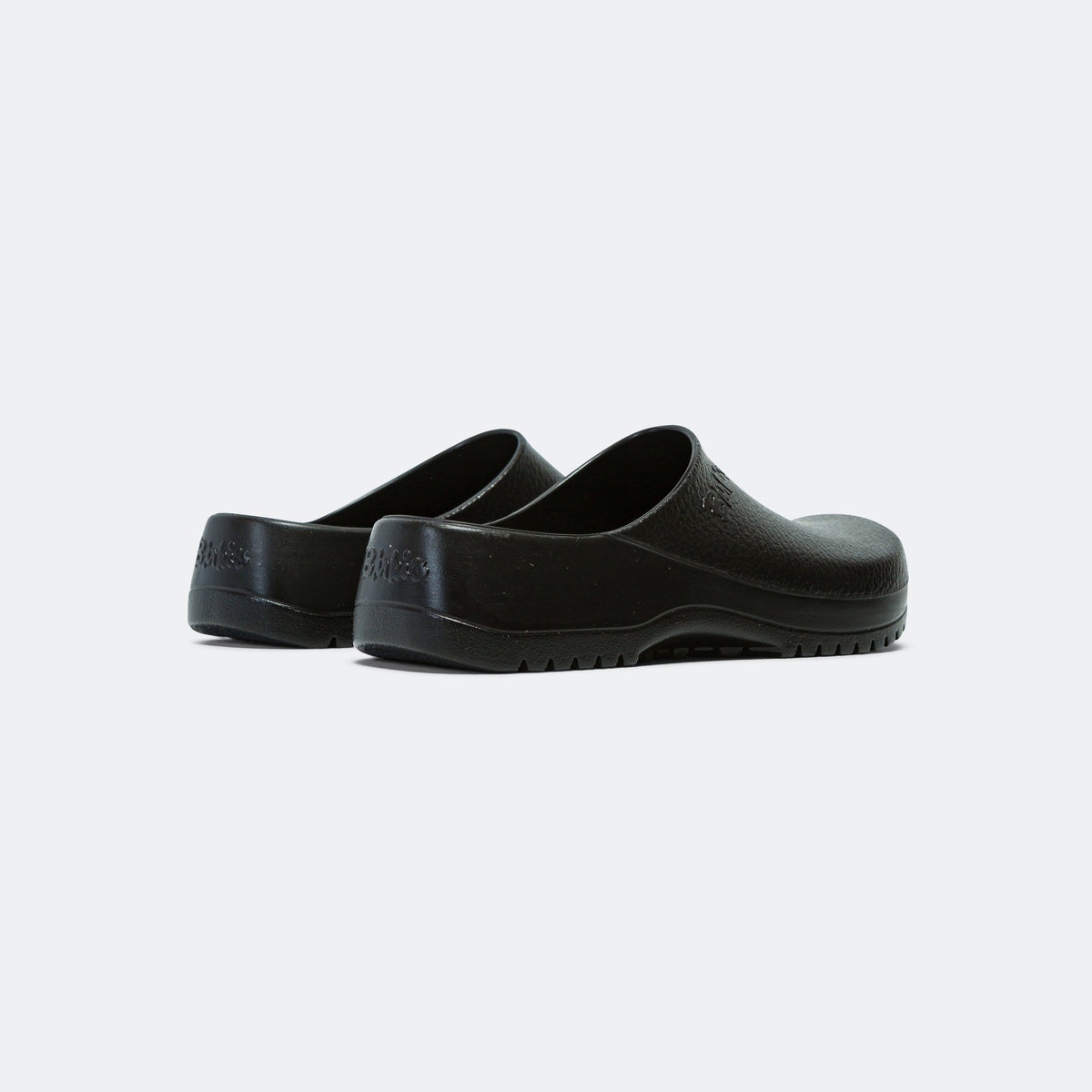 Birkenstock Super Birki - Black Polyurethane | UP THERE