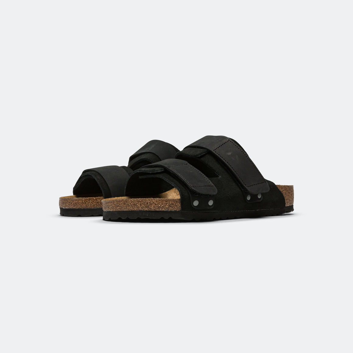 Birkenstock - Uji - Black Suede Leather - UP THERE