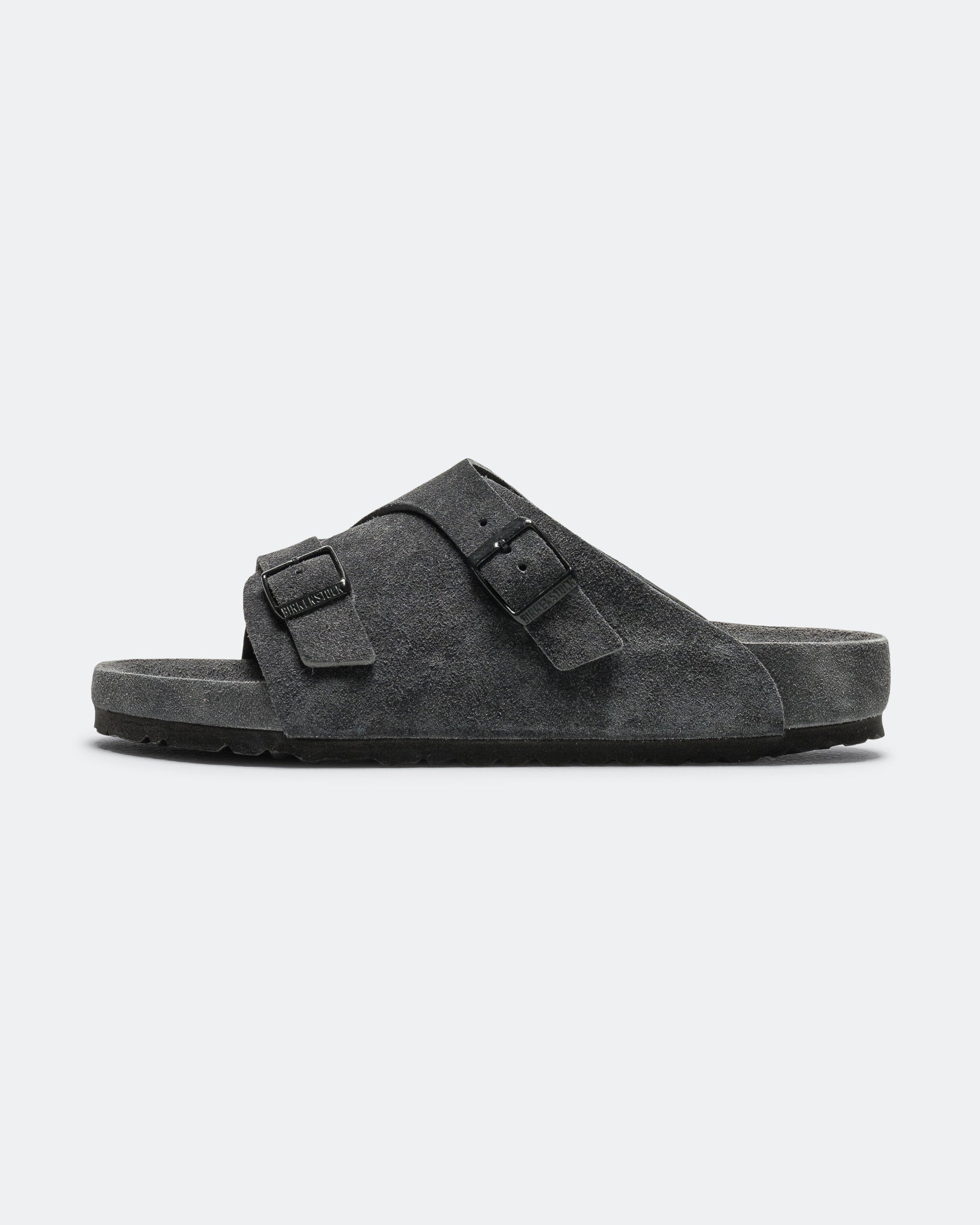 Birkenstock - Zurich Exquisite - Charcoal Suede Leather | UP THERE