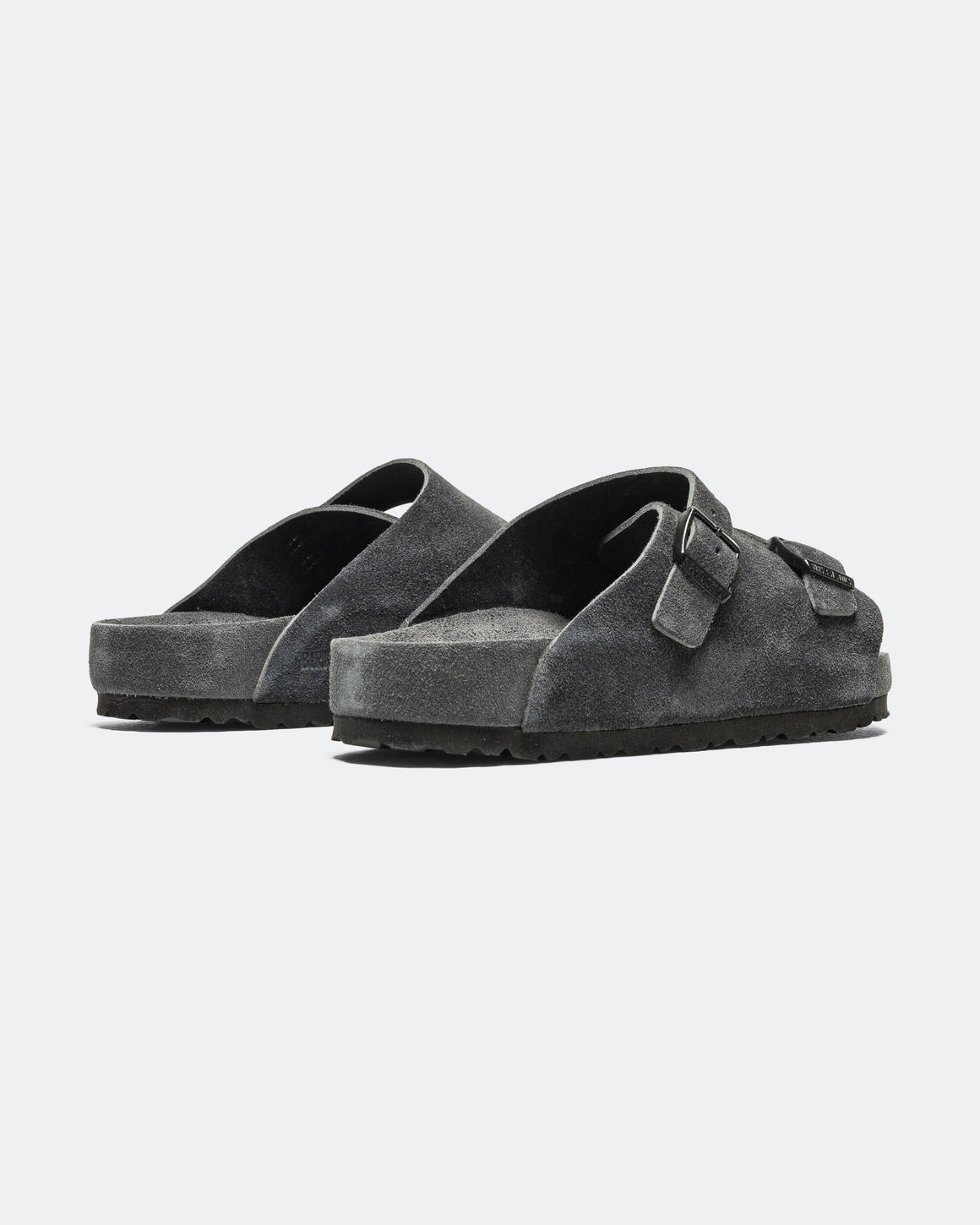 Birkenstock - Zurich Exquisite - Charcoal Suede Leather - UP THERE
