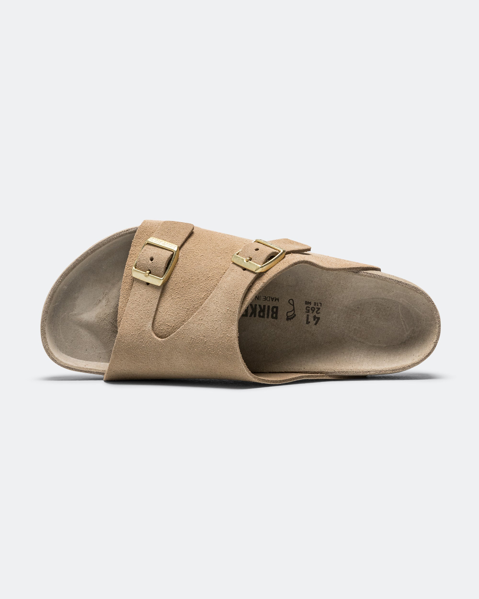 Birkenstock - Zurich Exquisite - Taupe Suede Leather | UP THERE