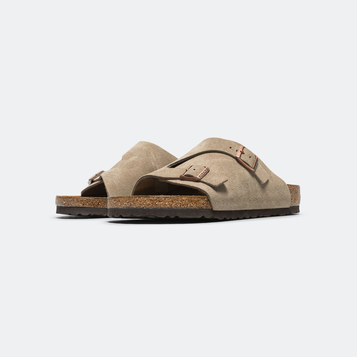 Birkenstock - Zurich - Taupe Suede Leather - UP THERE