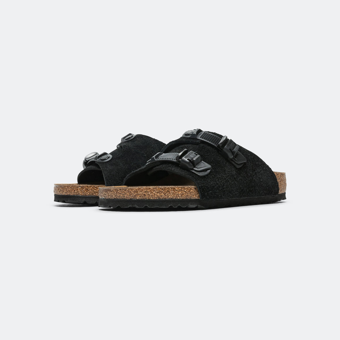Birkenstock - Zurich Tech - Black Suede Leather - UP THERE