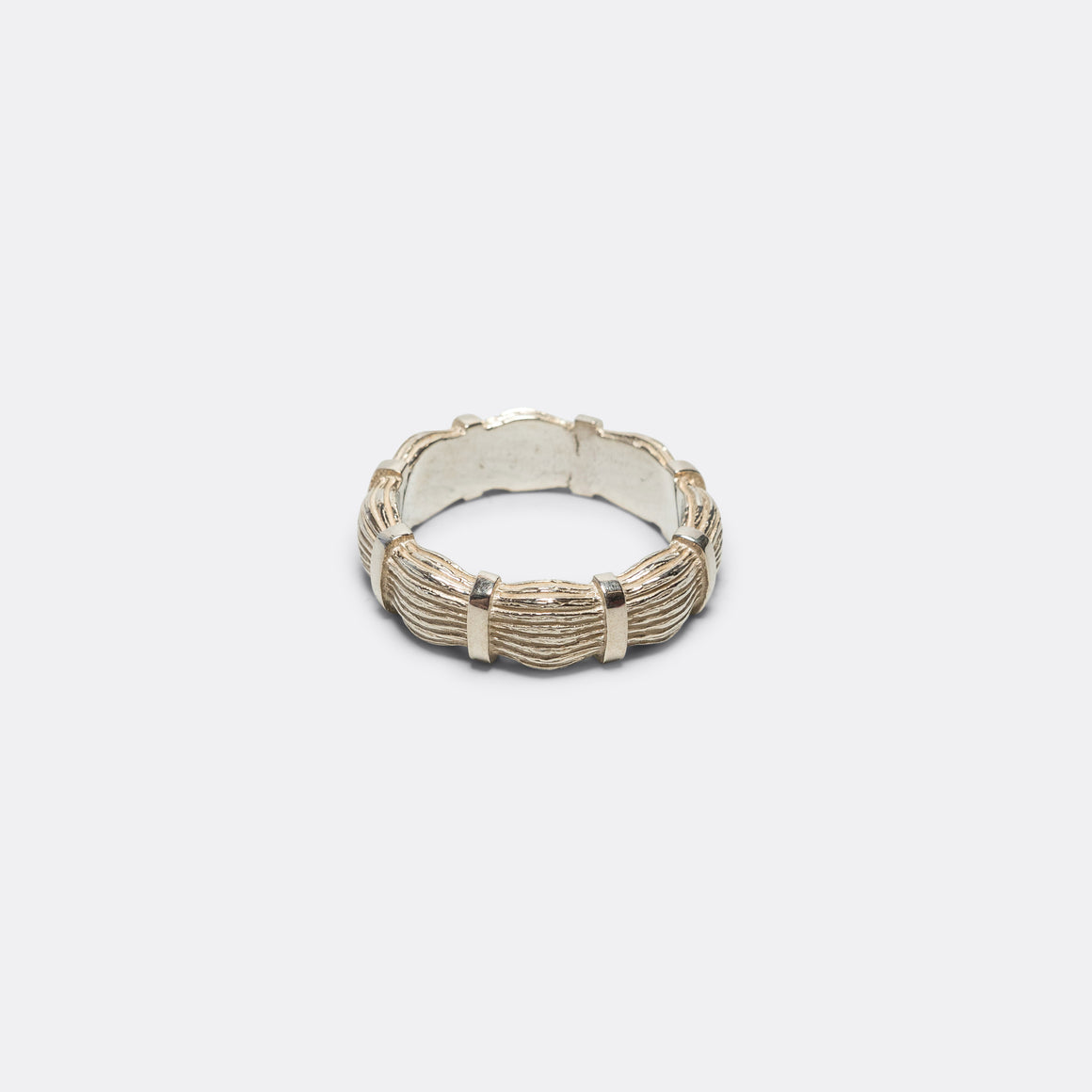 Bound Willow Band Ring - 925 Silver