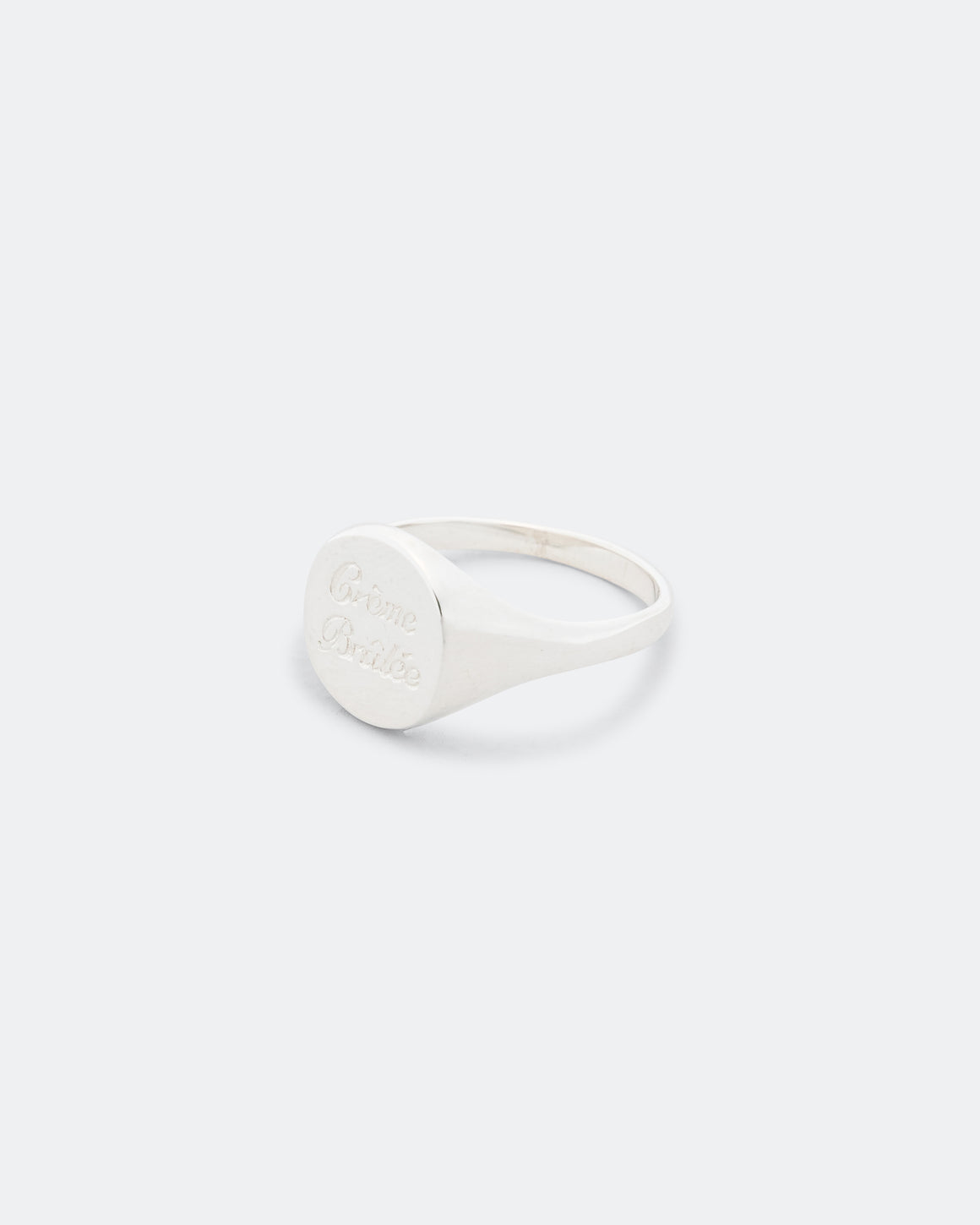 Bleue Burnham - Crème Brulee Signet - 925 Silver - UP THERE