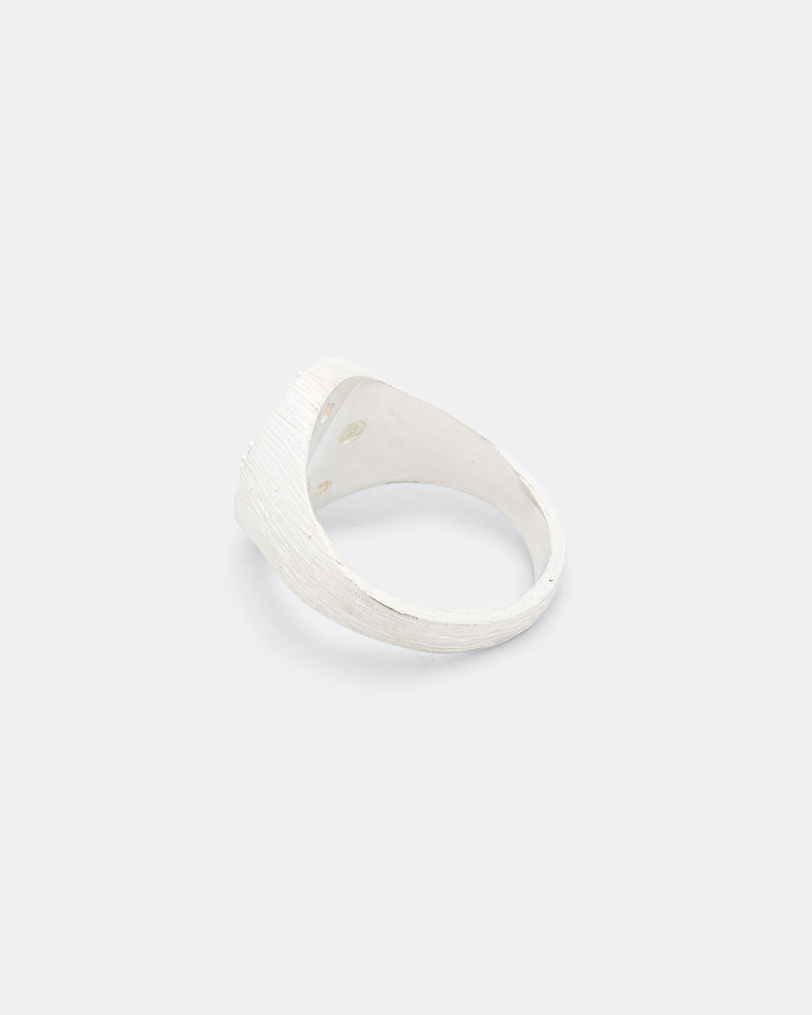 Bleue Burnham - Floral Border Signet - 925 Silver - UP THERE