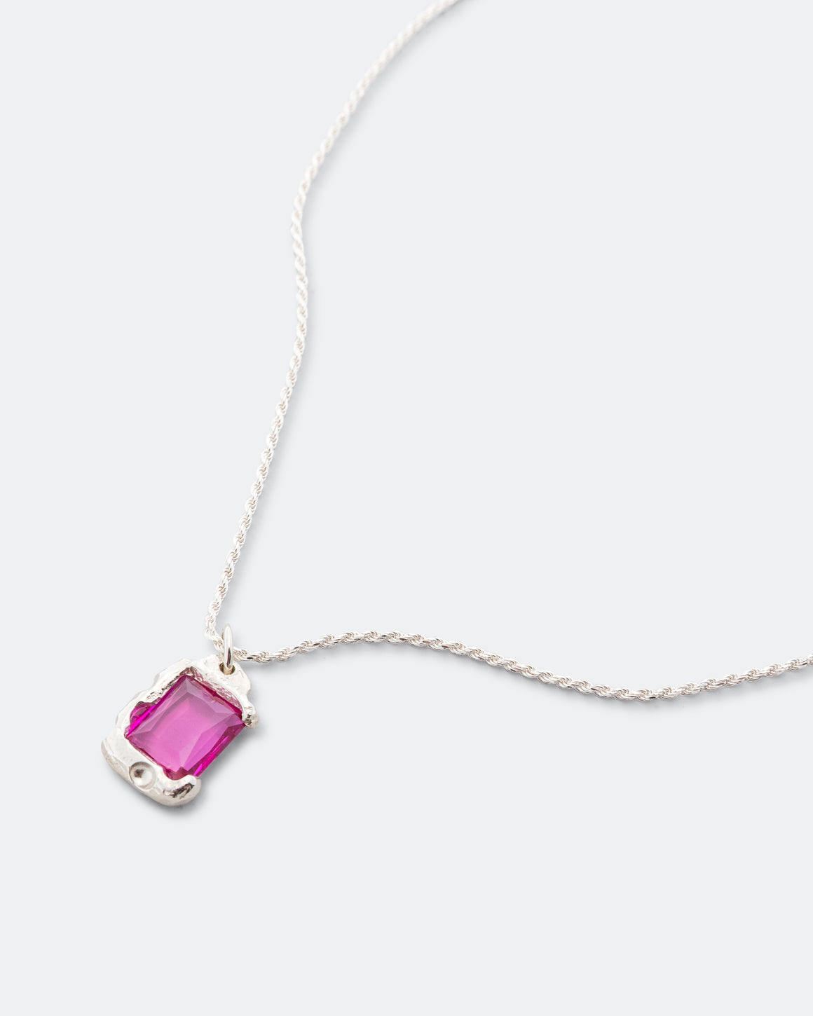 Bleue Burnham - Kimchi X Rose Pendant Pink - 925 Silver - UP THERE