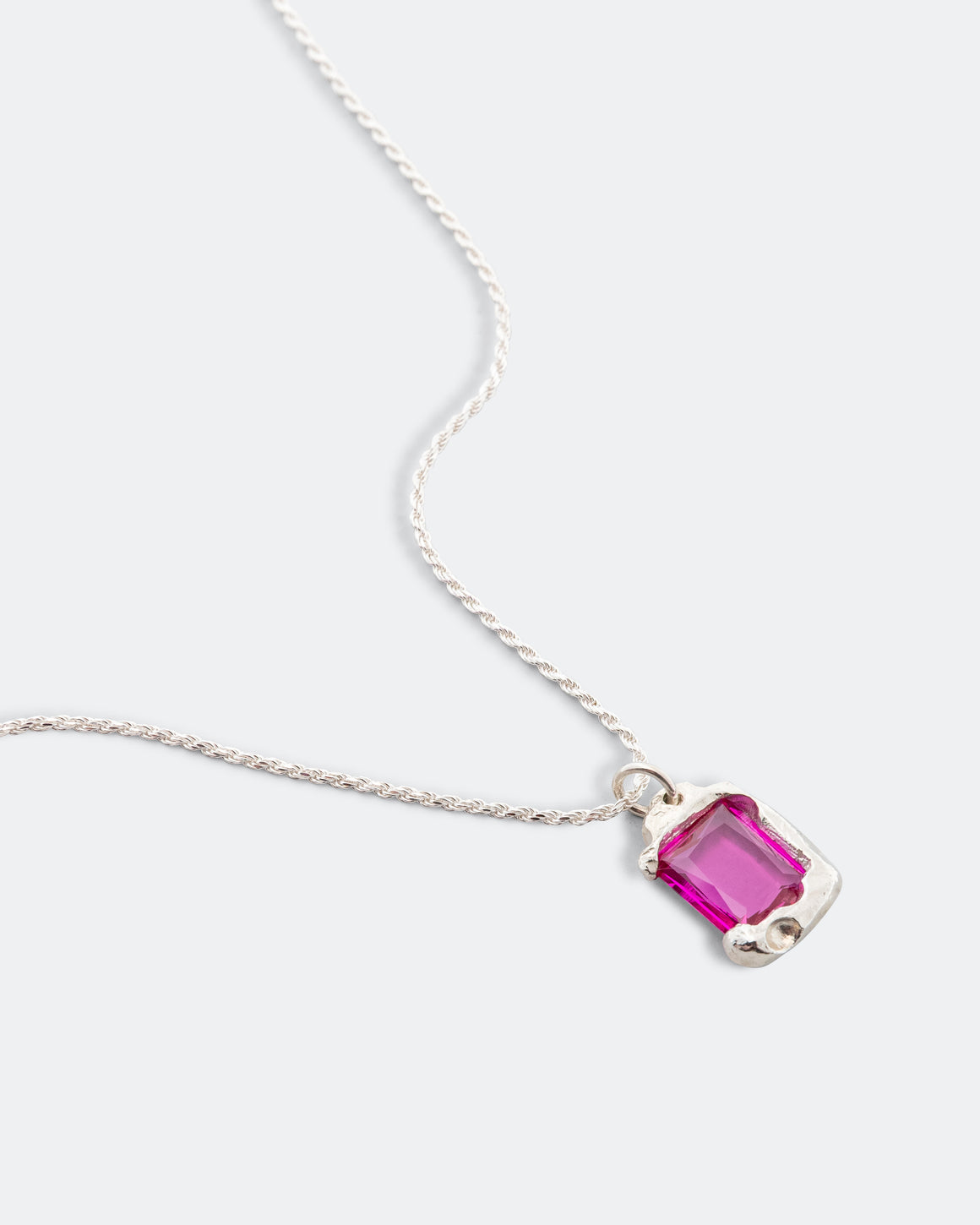 Bleue Burnham - Kimchi X Rose Pendant Pink - 925 Silver - UP THERE