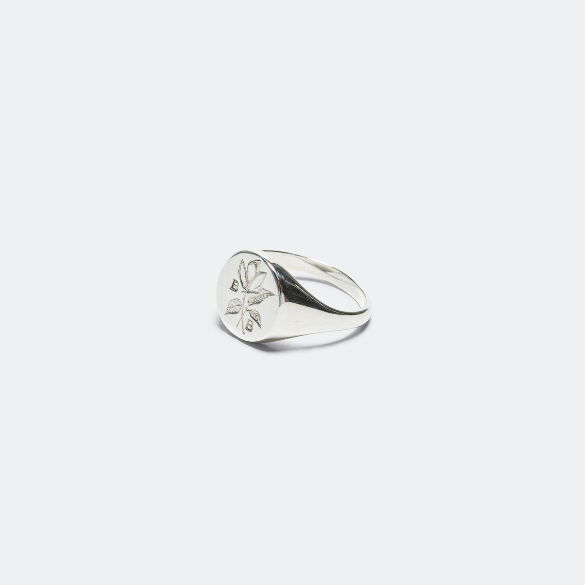 Bleue Burnham Magnolia Signet - 925 Silver | UP THERE
