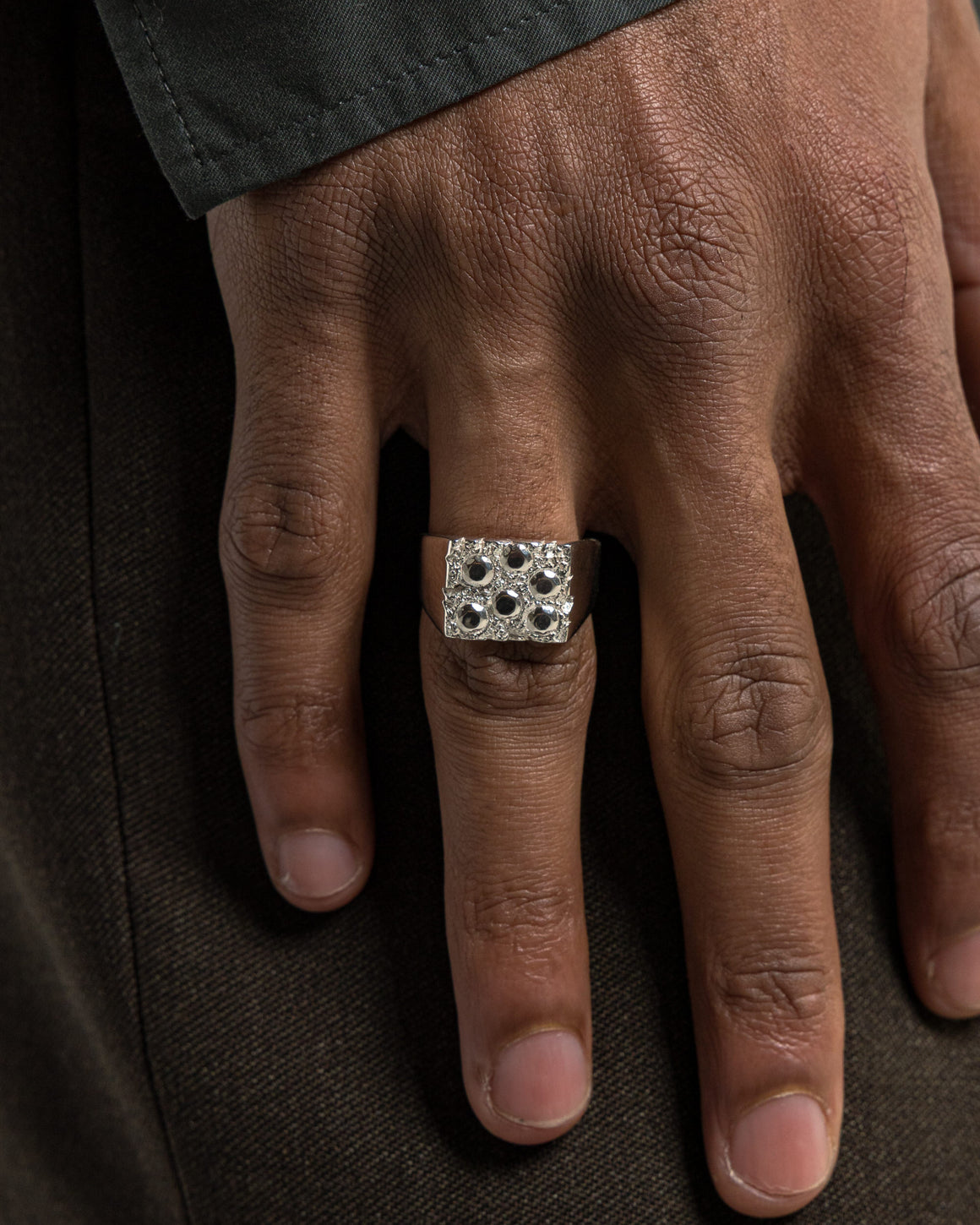 Bleue Burnham - Rose Garden Signet Impression - 925 Silver - UP THERE